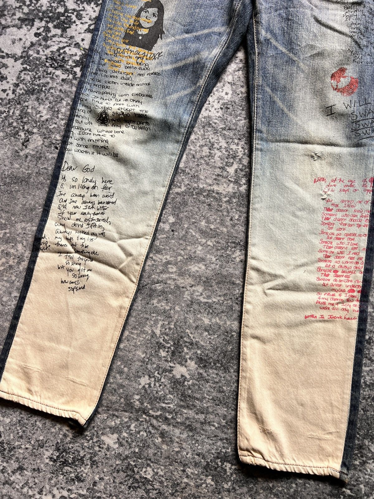 Hysteric Glamour Hysteric Glamour Courtney Love Denim Size US 31 - 5 Thumbnail