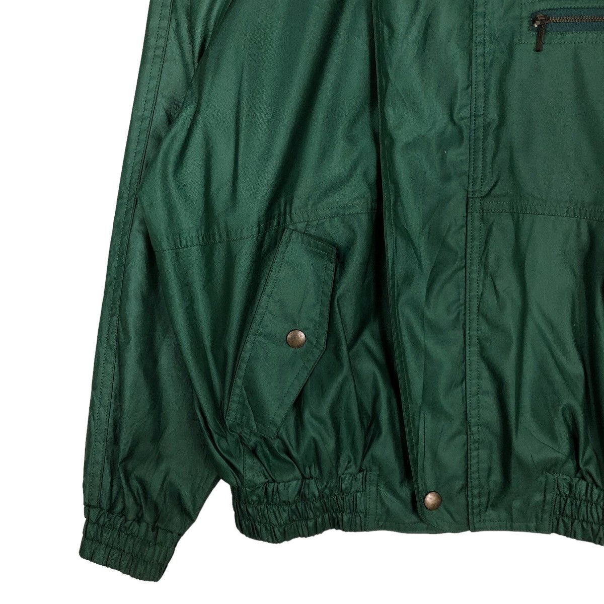 Japanese Brand 🔥Rich Green Vintage Bomber Jacket Nylon Mr Junko Japan Size US M / EU 48-50 / 2 - 5 Thumbnail