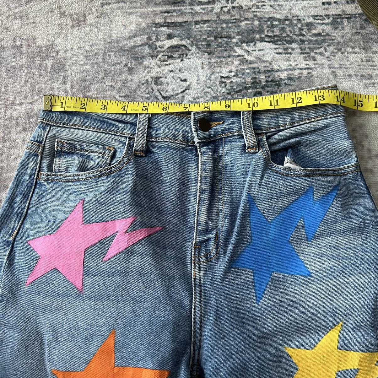 Japanese Brand Star Custom Monogram Jeans Size US 28 / EU 44 - 10 Thumbnail
