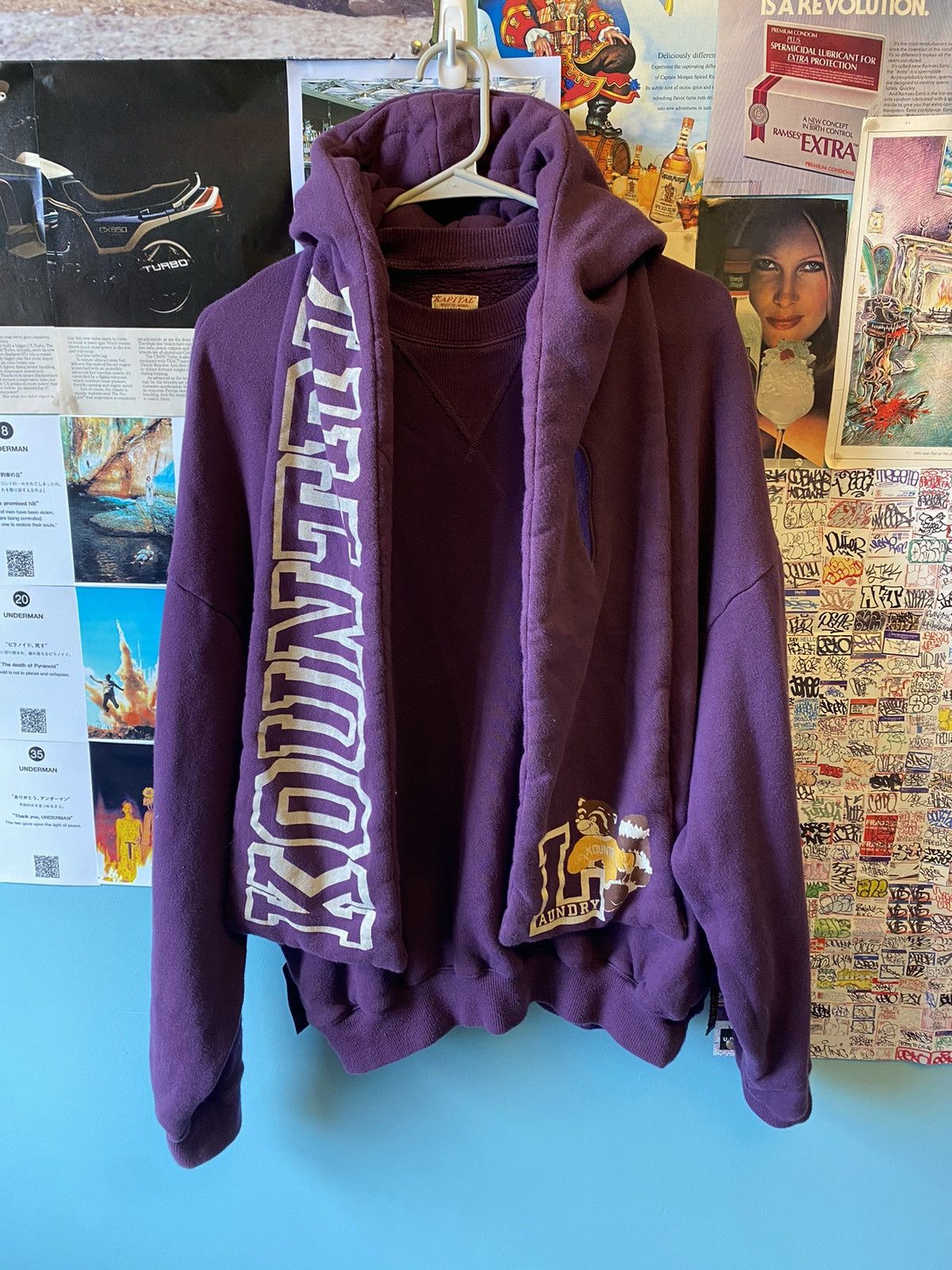 Kapital × Kapital Kountry Kapital Kountry Scarf Hoodie | Grailed