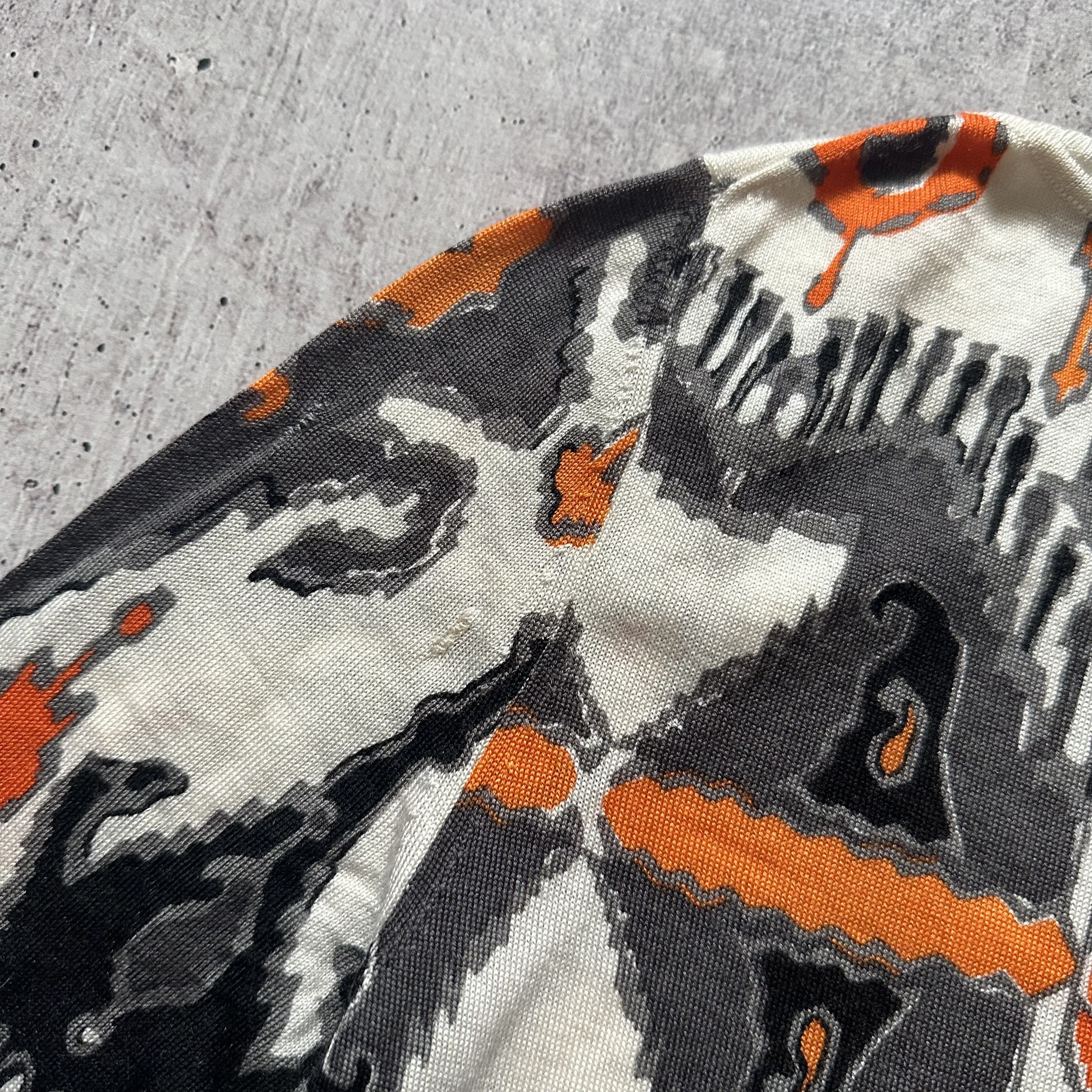 Gucci Gucci Black Orange Shell Print Vintage cashmere Dress Size S / US 4 / IT 40 - 4 Thumbnail