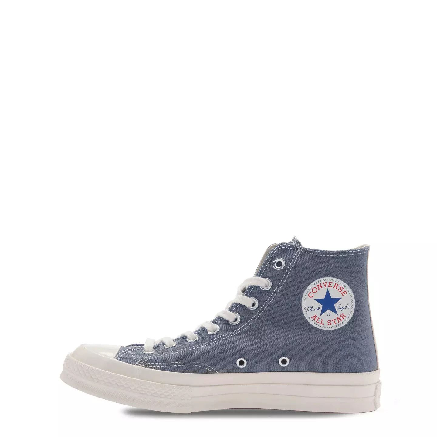 Comme des Garcons PLAY o1g2r1mq0426 Chuck Logo High Top Trainers in Grey Size US 12 / EU 45 - 3 Thumbnail