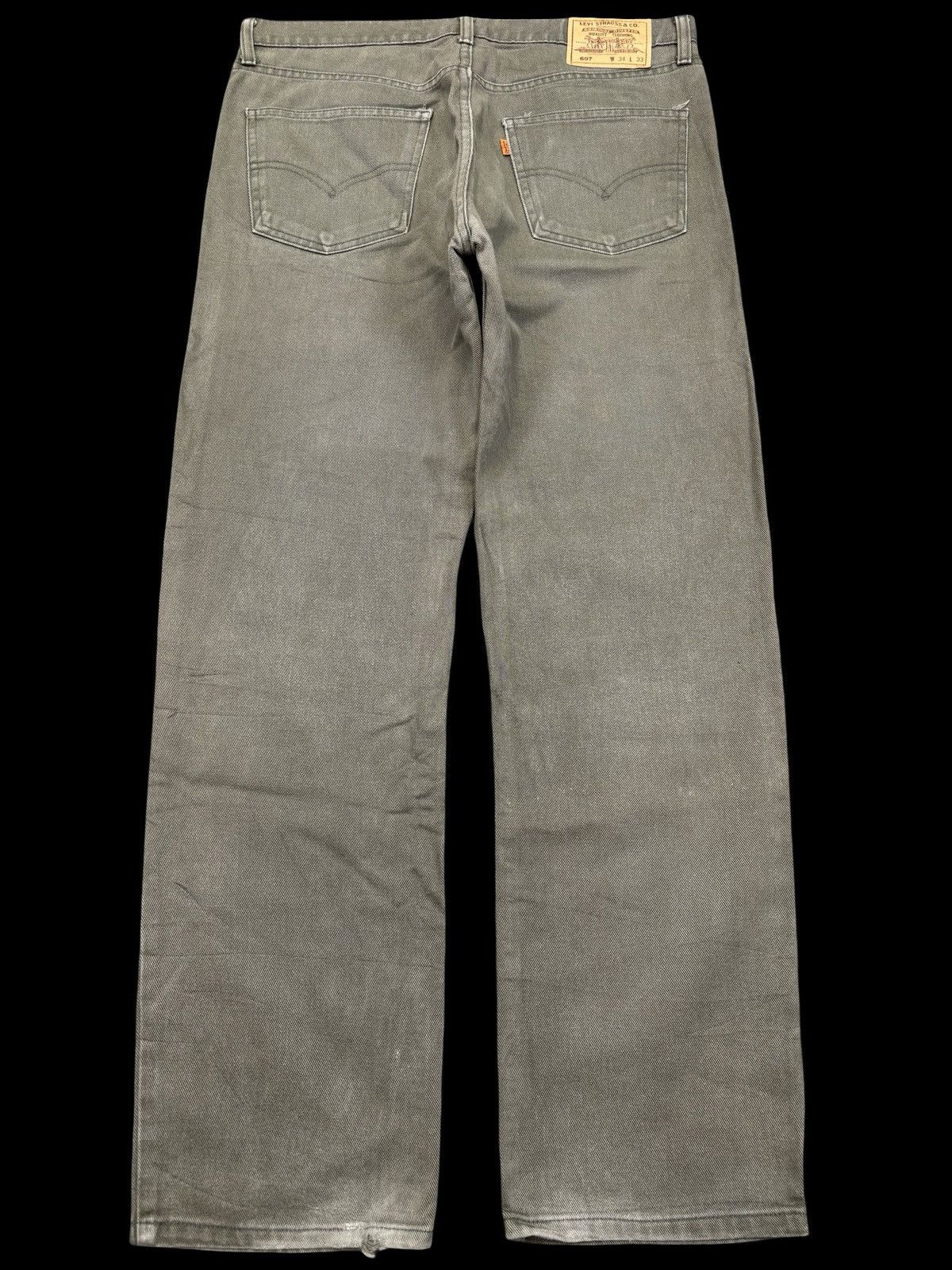 Levi's Vintage y2k Levis 607 Japan Made Orange Tab Denim F735 Size US 34 / EU 50 - 2 Thumbnail