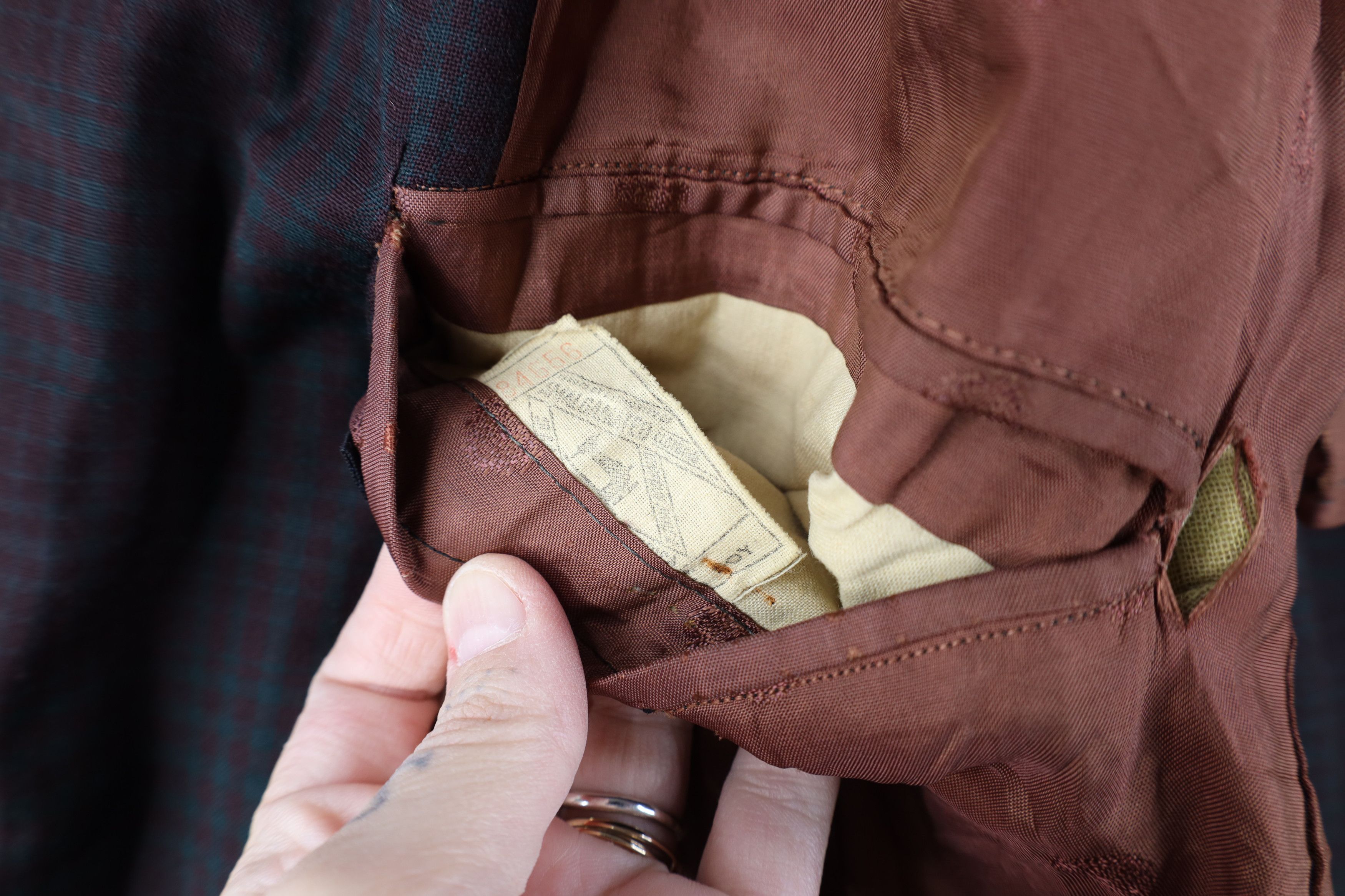 Vintage Vintage 50s 60s Streetwear Rayon Gabardine Suit Jacket USA Size US XL / EU 56 / 4 - 11 Thumbnail