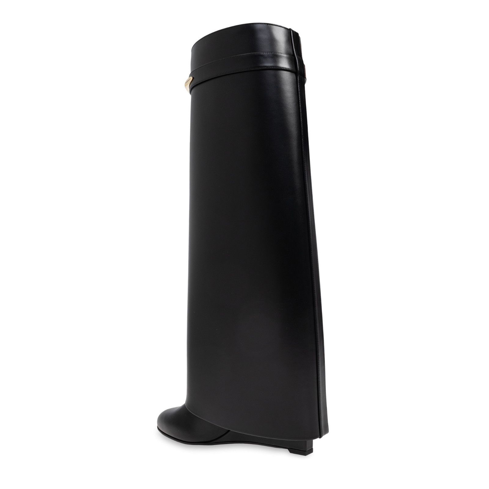 Givenchy GIVENCHY Shark Black Leather 100mm Heel Boots New & Authenti Size US 7.5 / IT 37.5 - 3 Thumbnail