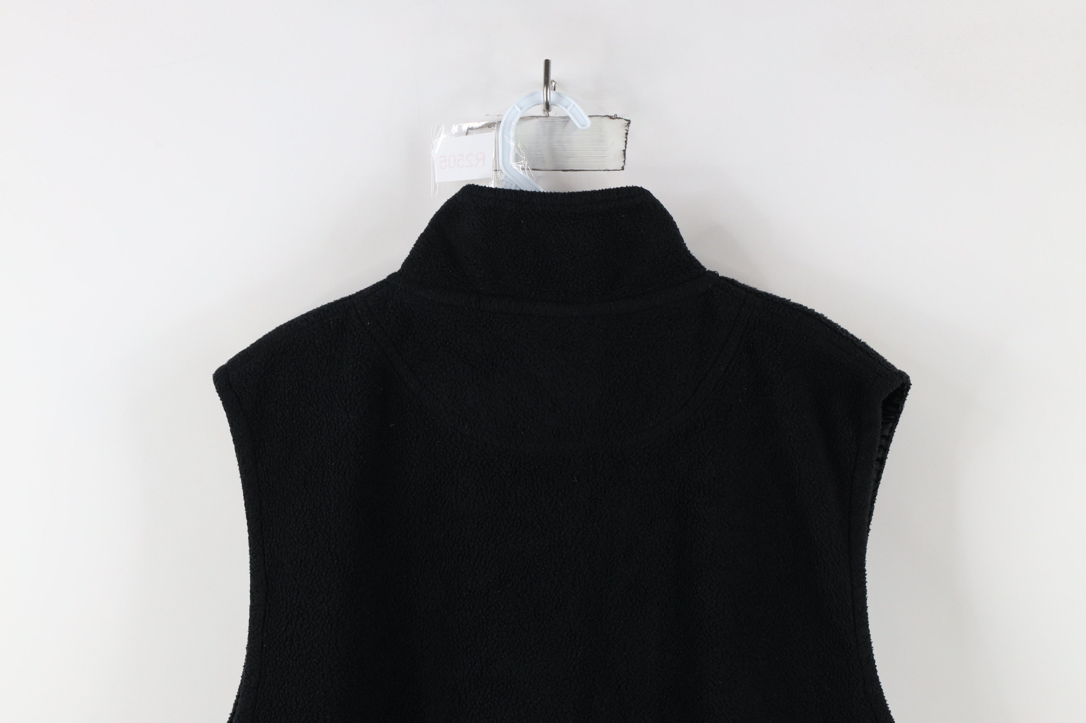 Vintage Vintage 90s University Full Zip Fleece Vest Jacket Black Size US M / EU 48-50 / 2 - 10 Thumbnail