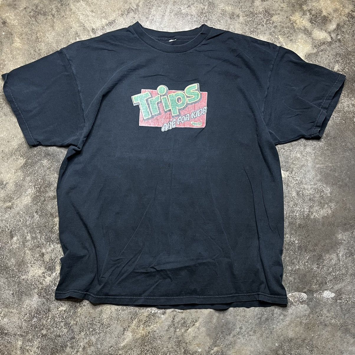 Vintage vintage trips are for kids trix parody tshirt Size US XL / EU 56 / 4 - 1 Thumbnail