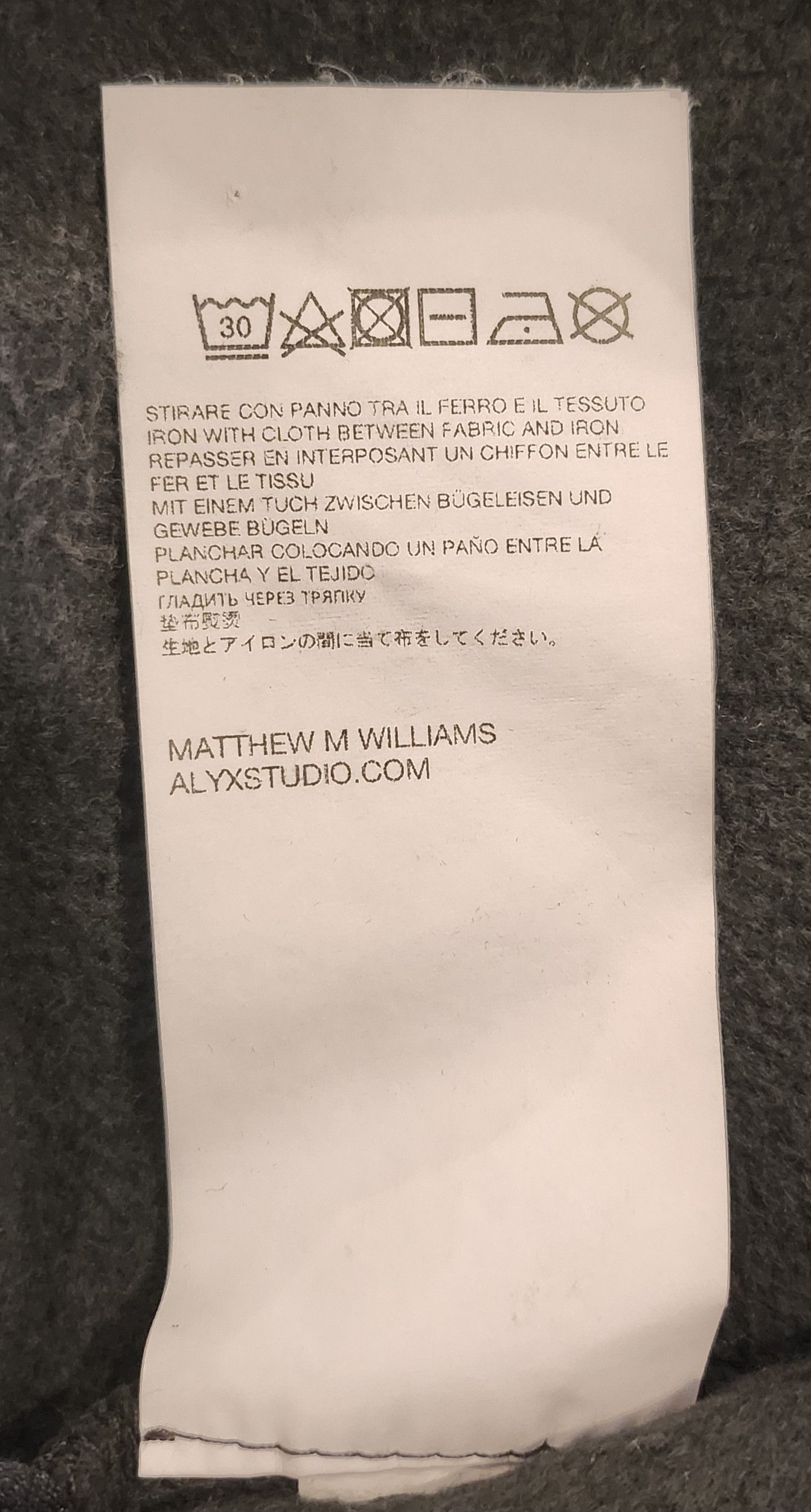 1017 ALYX 9SM FUCK Sweatpants Size US 34 / EU 50 - 7 Thumbnail