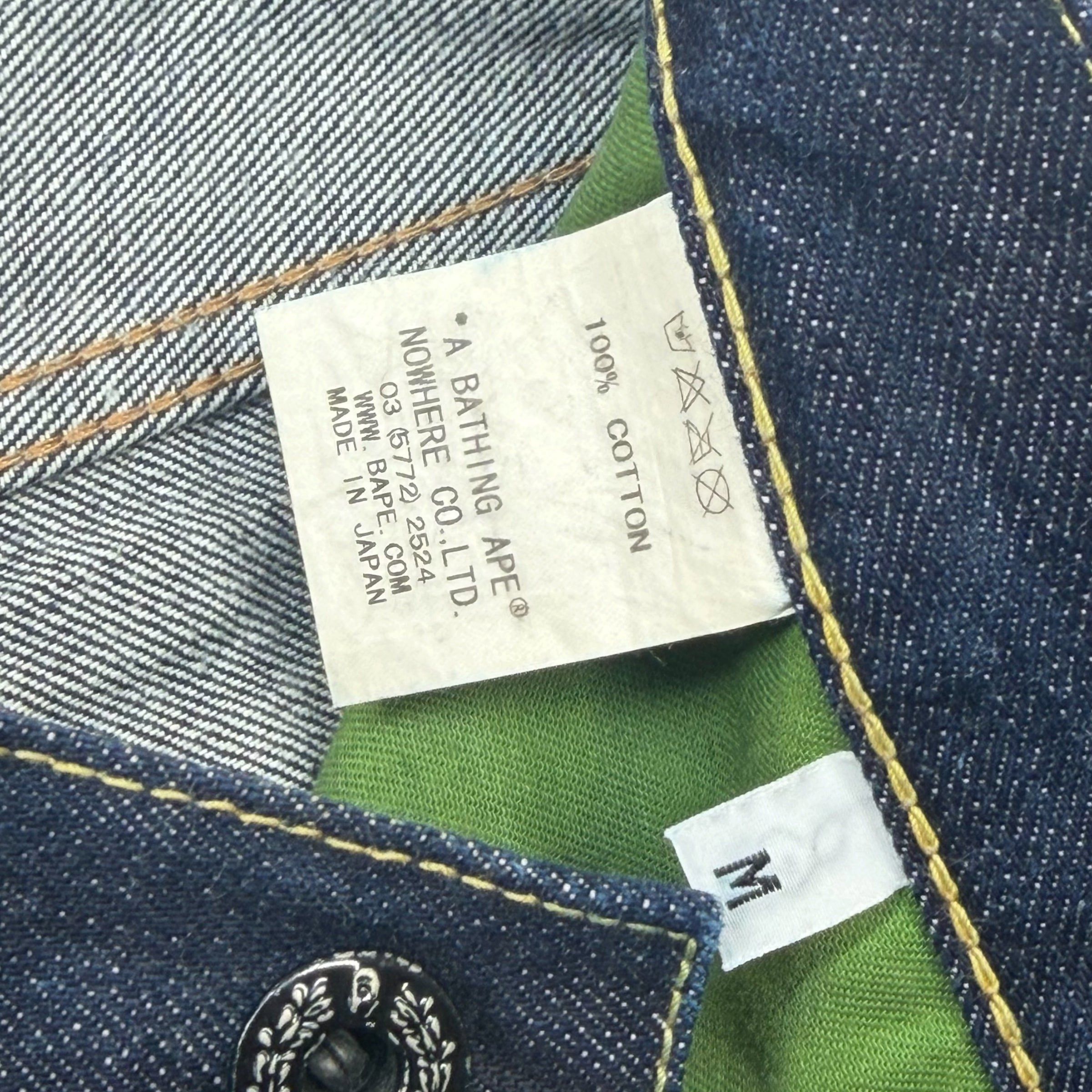Bape Bape Sta Denim Shorts M Size US 32 / EU 48 - 5 Thumbnail