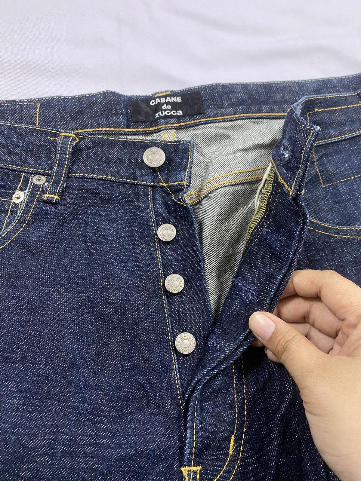 Issey Miyake Japanese Denim Issey Miyake Cabane de Zucca selvedge Size US 31 - 5 Thumbnail