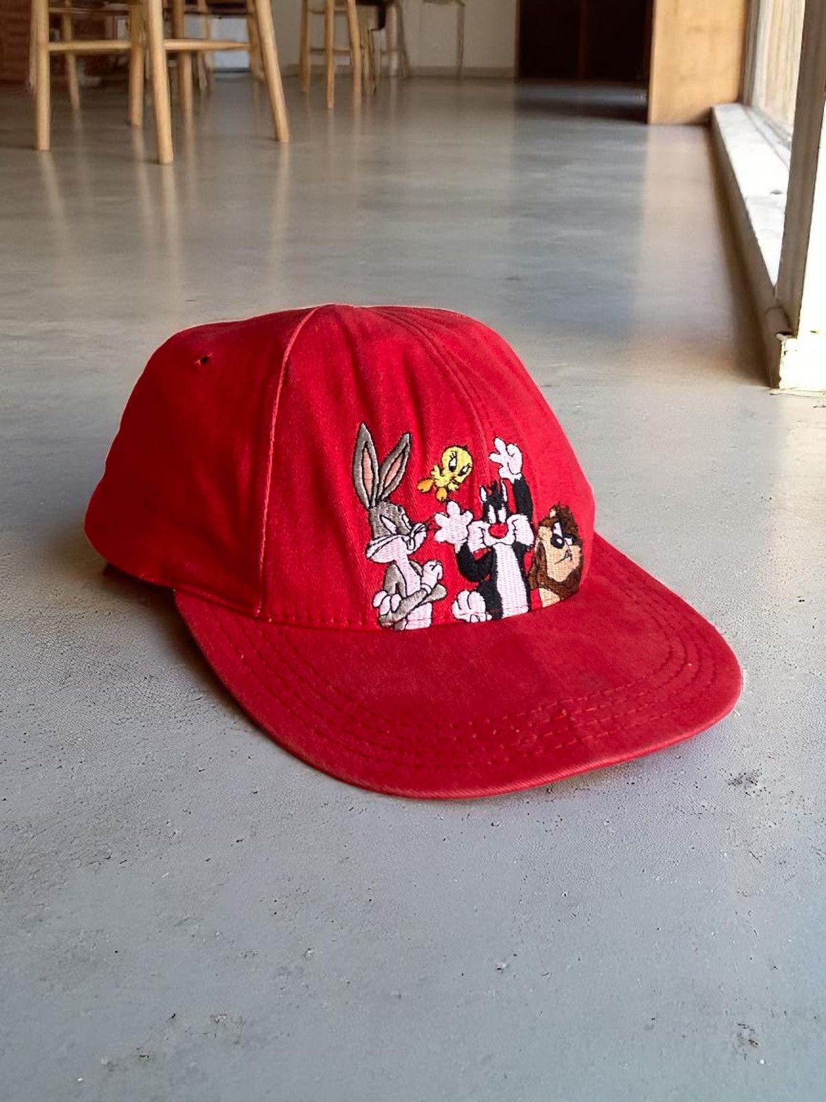 Warner Bros Vintage retro Warner bros looney tunes cap hat 90’s y2k Size ONE SIZE - 1 Thumbnail