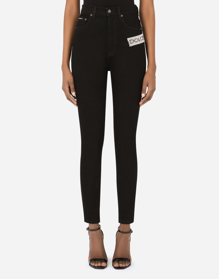 Dolce & Gabbana o1y0825 Denim Pant in Black Size 27" / US 4 / IT 40 - 2 Thumbnail