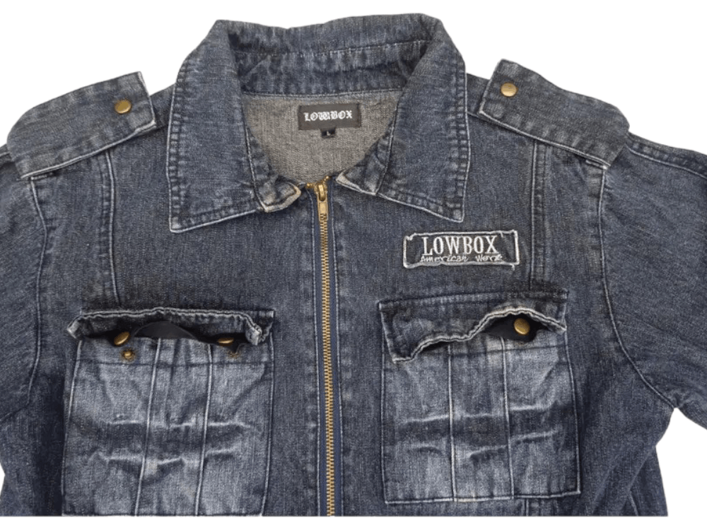 LOWBOX LOWBOX Tactical Multipocket Punk Style Overall Jeans Size US 34 / EU 50 - 11 Thumbnail