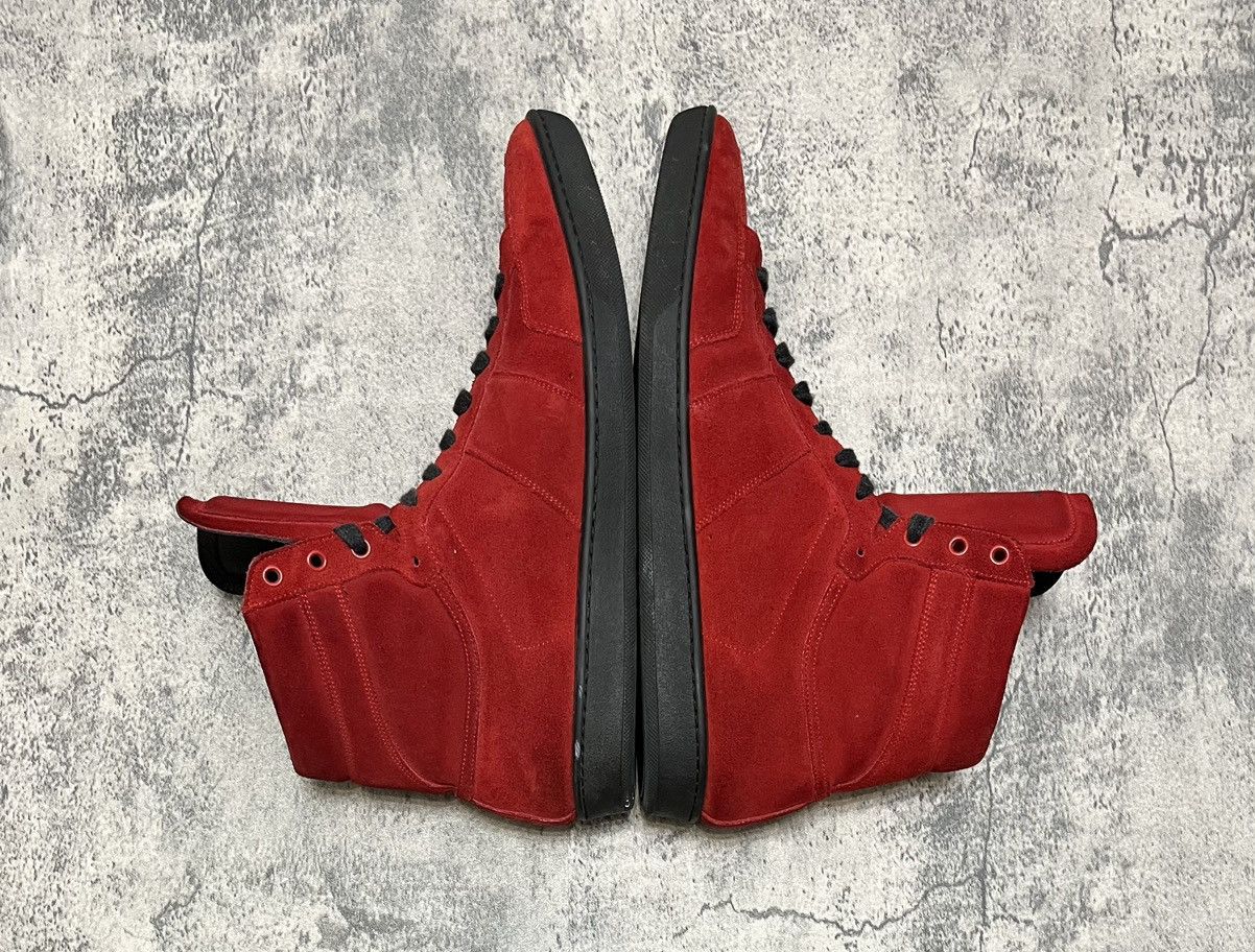 Saint Laurent Paris Saint Laurent High Top Sneakers Size US 15 / EU 48 - 3 Thumbnail