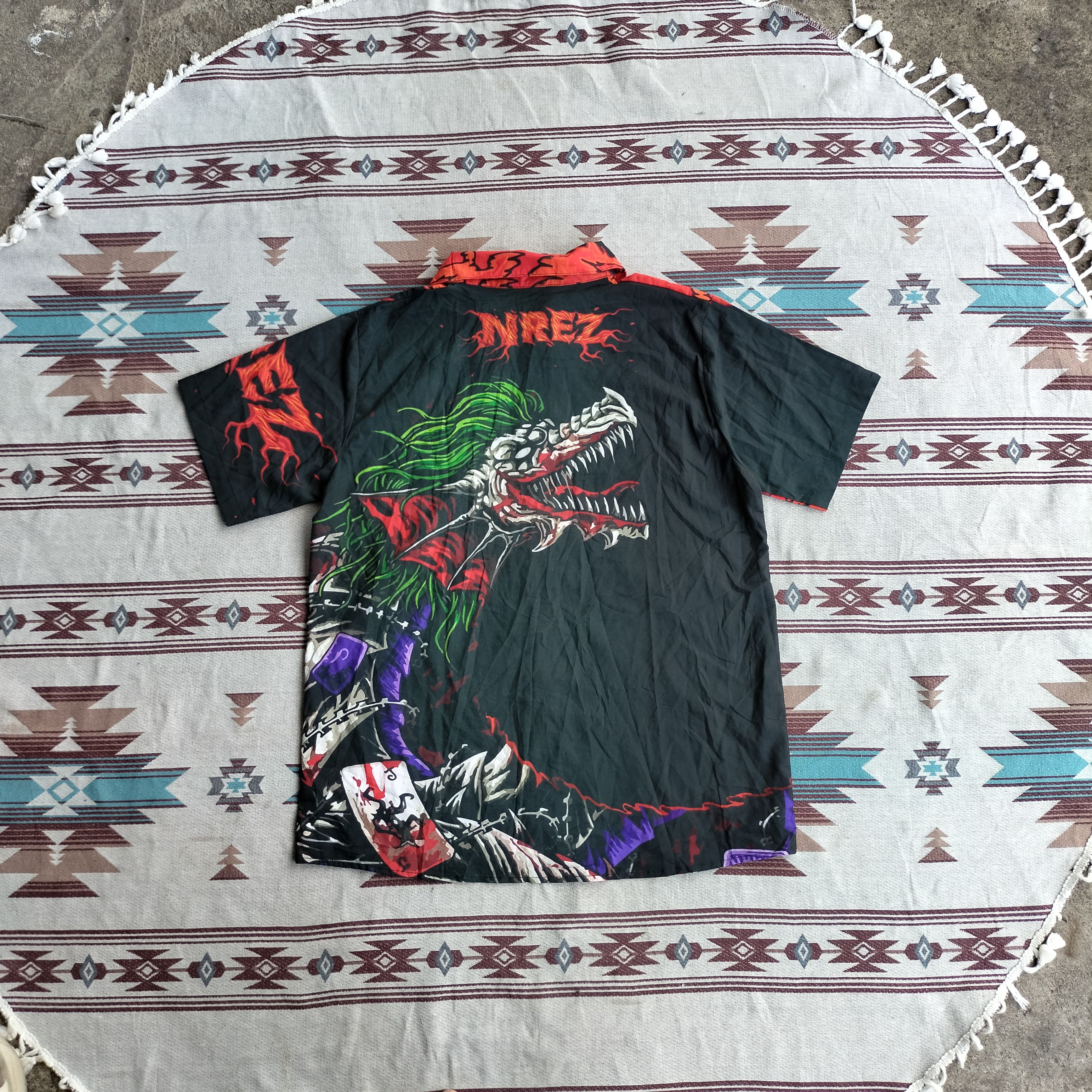 JNCO Nrez Dragon fire picture over ss shirt Size US M / EU 48-50 / 2 - 2 Thumbnail