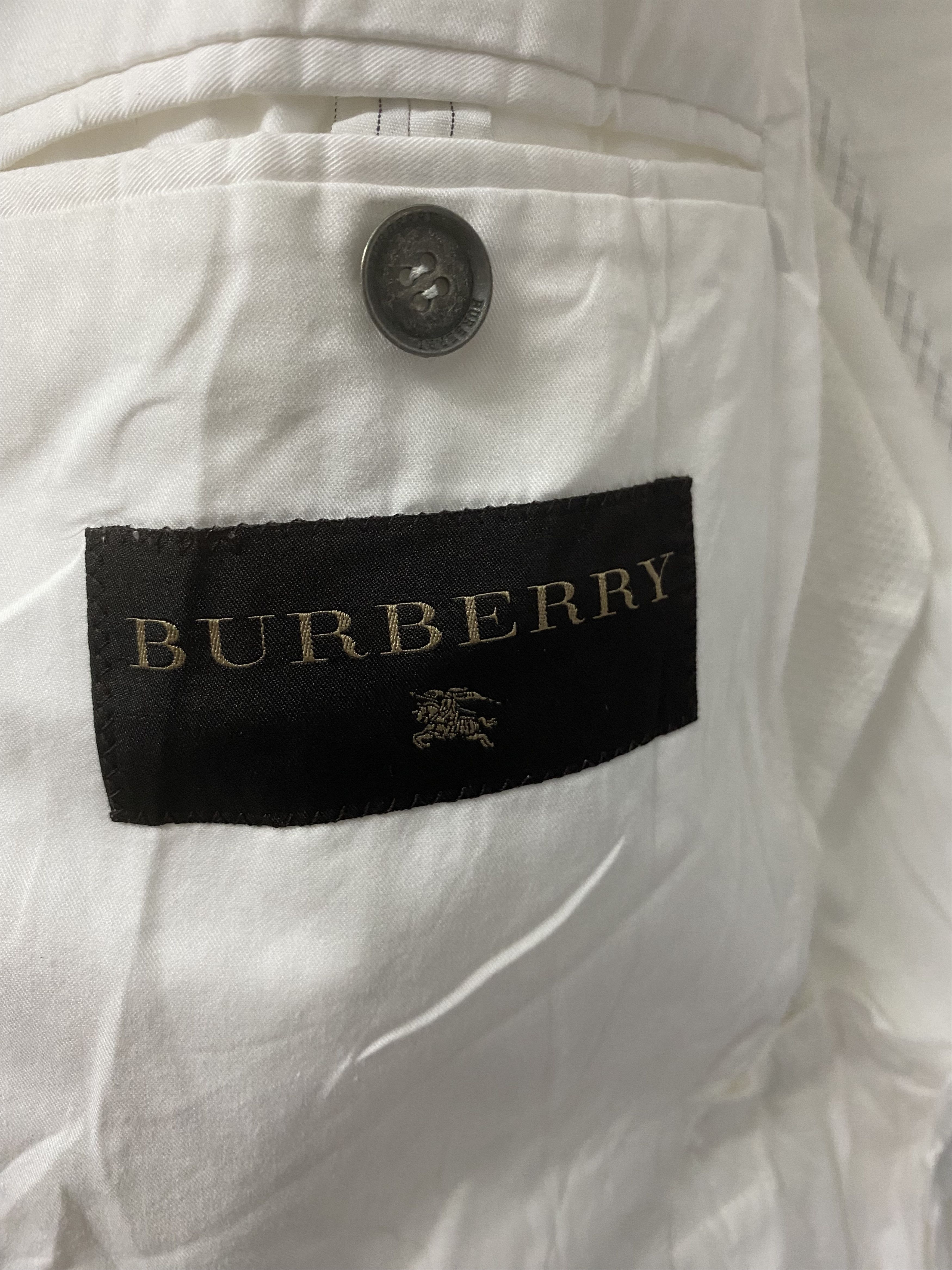 Burberry Burberry White Blazer Made in Italy Size 52R - 5 Thumbnail