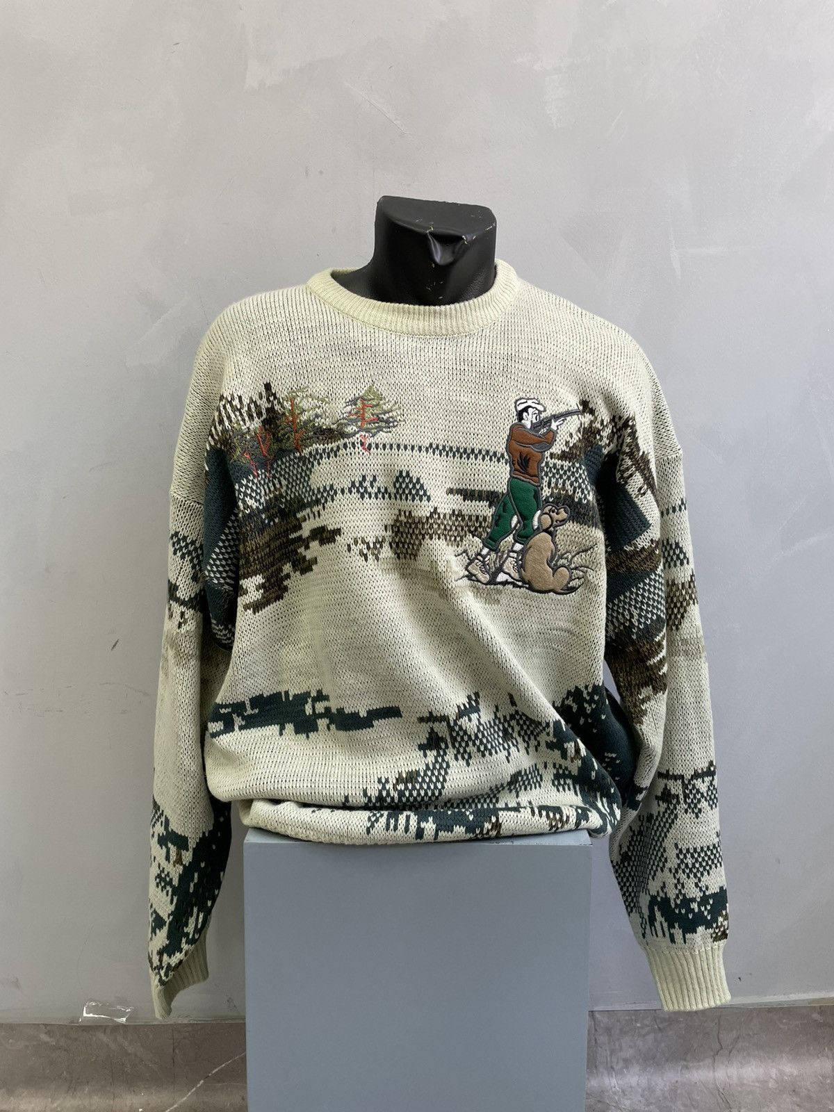 Lacoste Lacoste chemise style over print sweater y2k Size US L / EU 52-54 / 3 - 1 Thumbnail