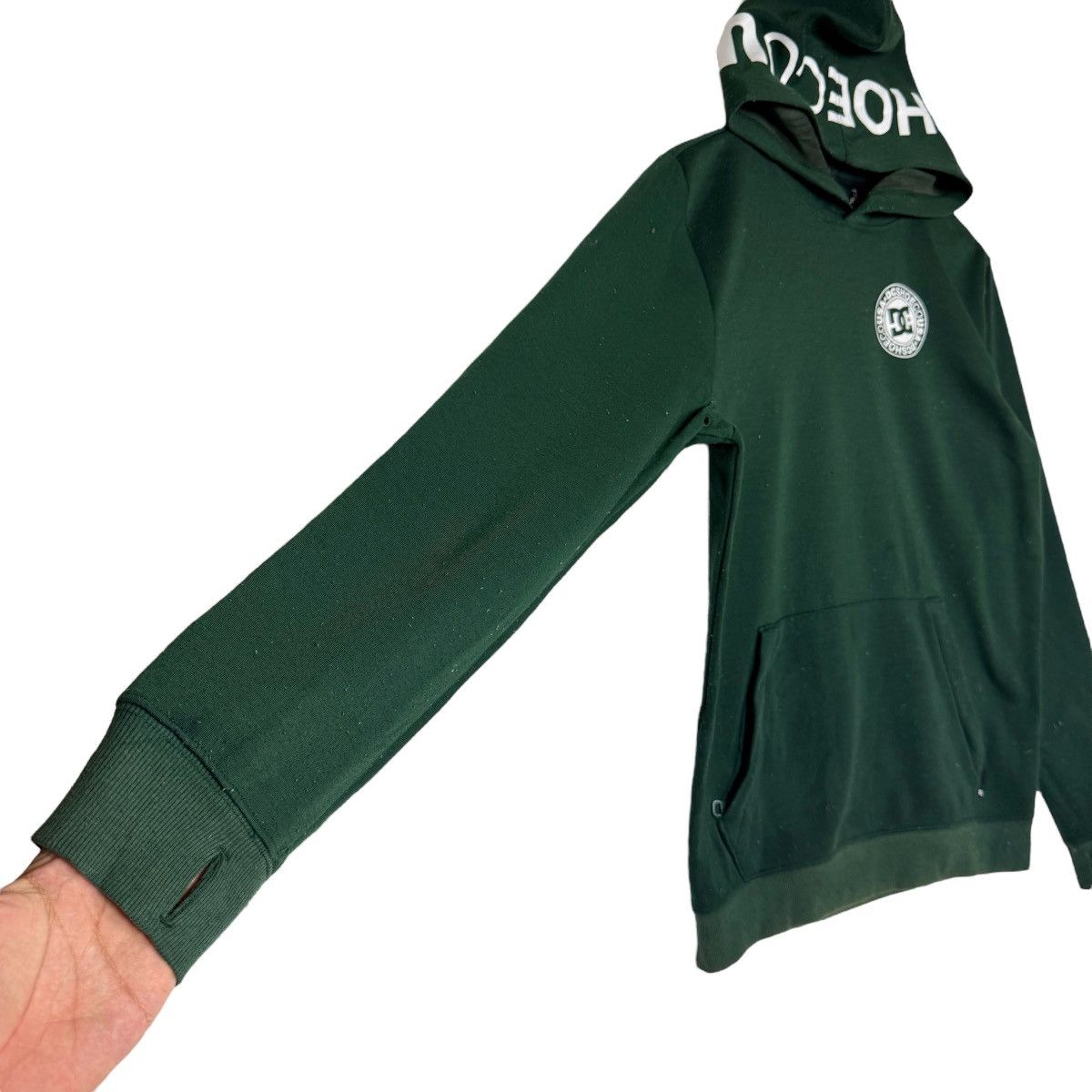 DC DC Shoes Co USA Green Sweater Hooded Size US S / EU 44-46 / 1 - 7 Thumbnail