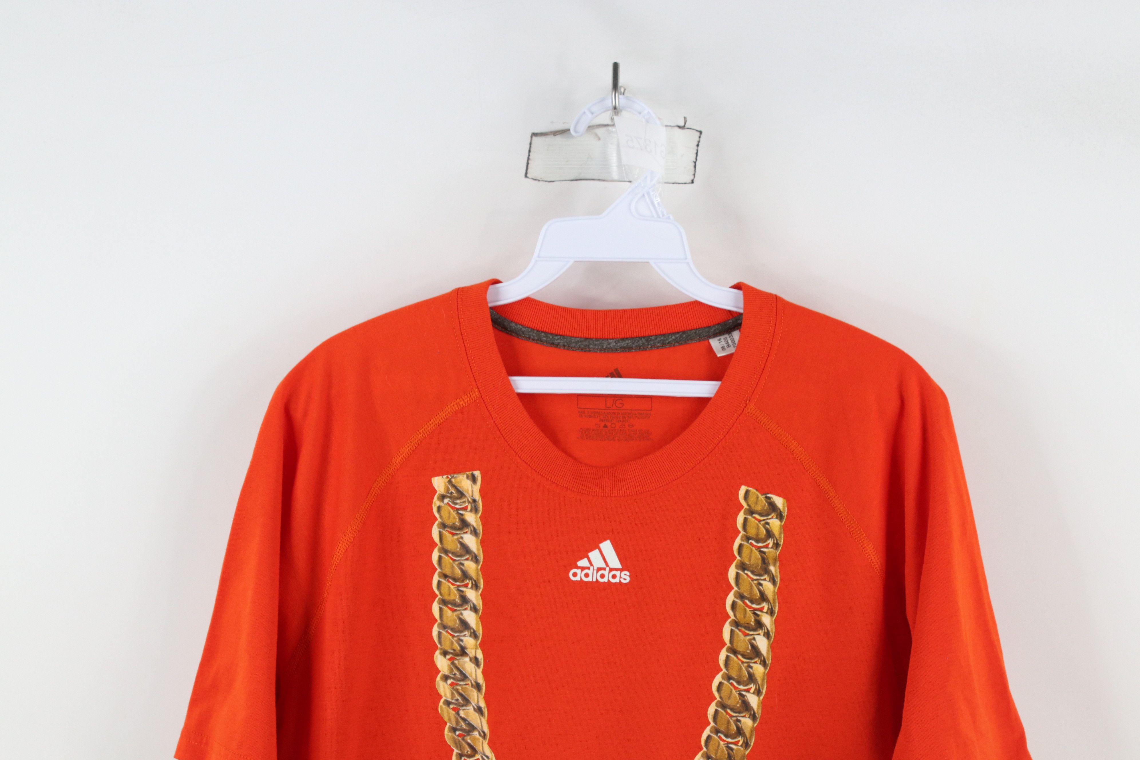 Adidas × Vintage Adidas of Miami Football Turnover Chain Short Sleeve T-Shirt Size US L / EU 52-54 / 3 - 2 Thumbnail