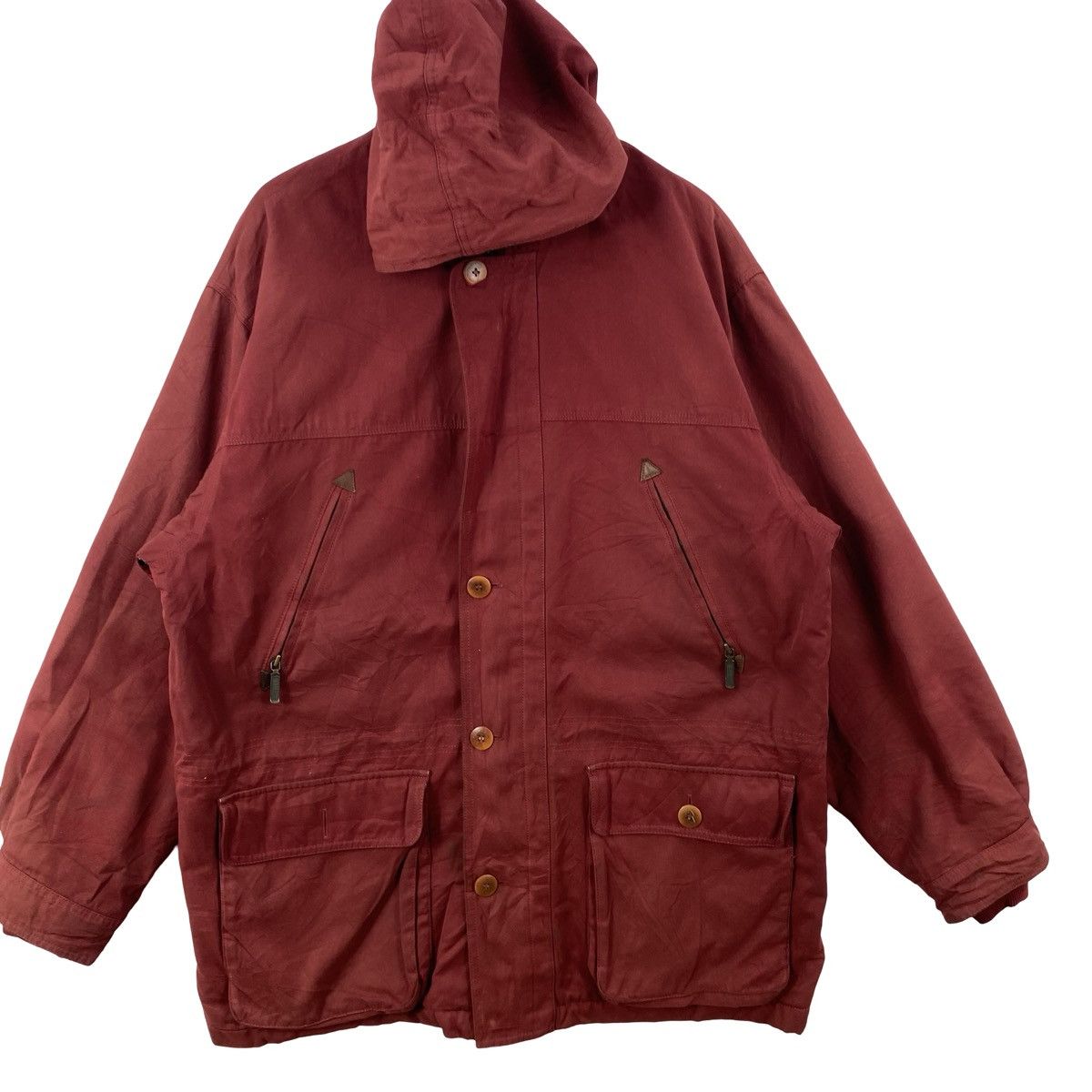 L.L. Bean Vintage L.L. BEAN Hooded Field Jacket Parka Outdoor Size US L / EU 52-54 / 3 - 5 Thumbnail