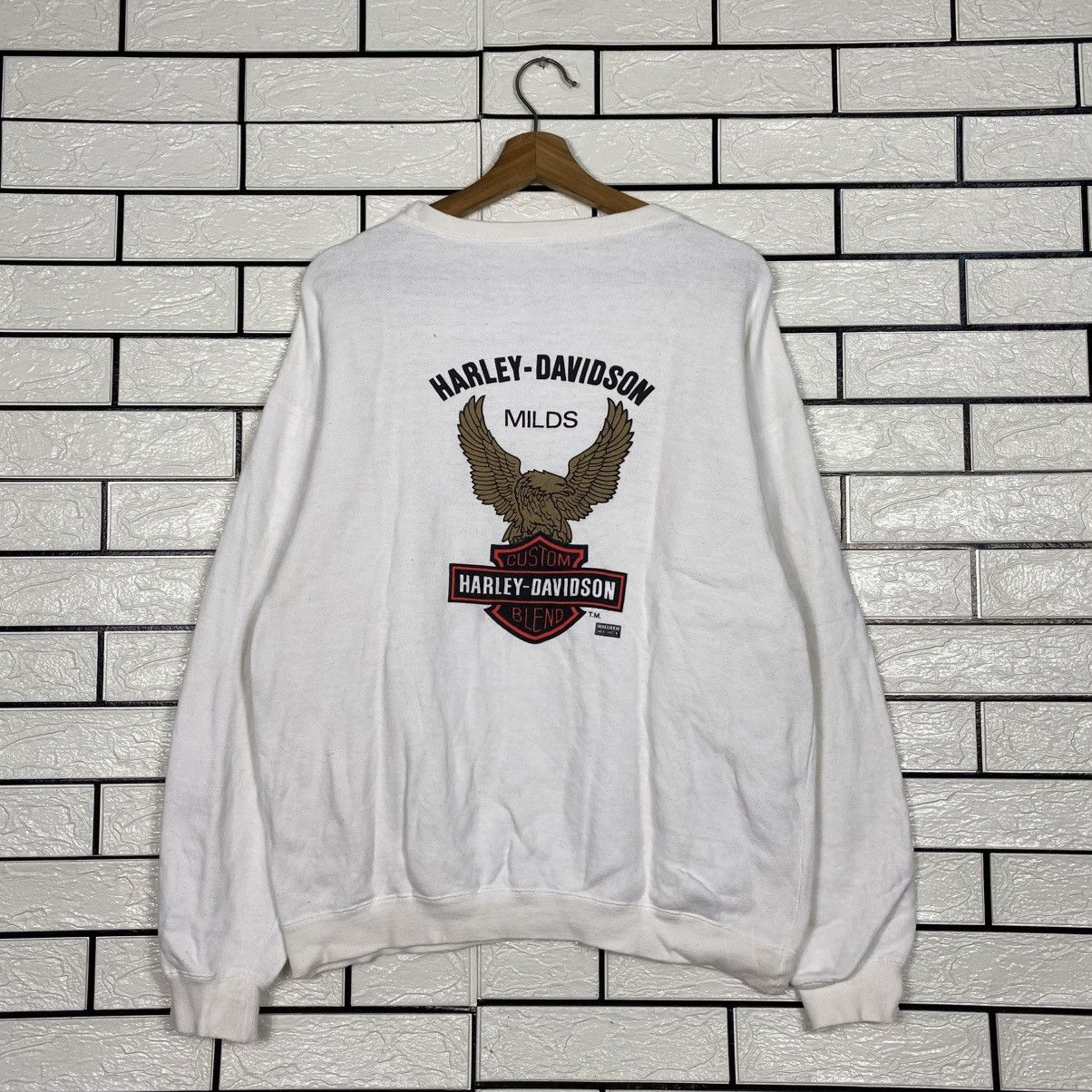Harley Davidson 📌Vintage Sweatshirt Biker Style Harley Davidson Size US L / EU 52-54 / 3 - 1 Thumbnail