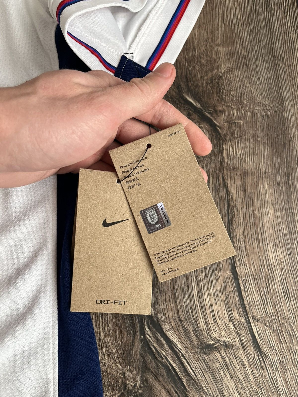 Nike Nike England Home Euro 2024 Fan Version #24 Moore Jersey Size US XL / EU 56 / 4 - 7 Thumbnail