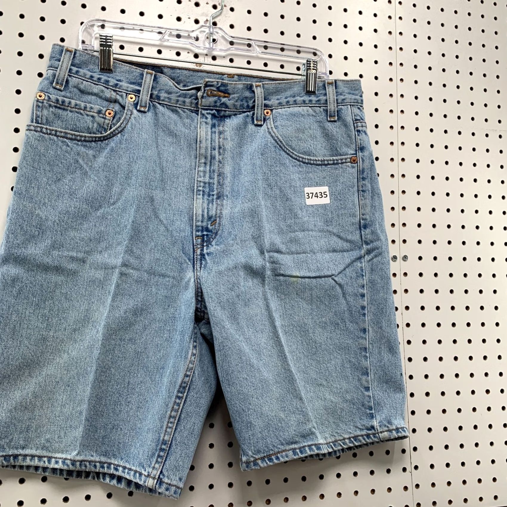 Levi's VINTAGE Levi's 505 Denim Shorts Mens Size 36 Fits 33x9 Light Wash Bermuda Casual Mens Blue Denim Shorts 9" Inseam Size US 36 / EU 52 - 4 Thumbnail
