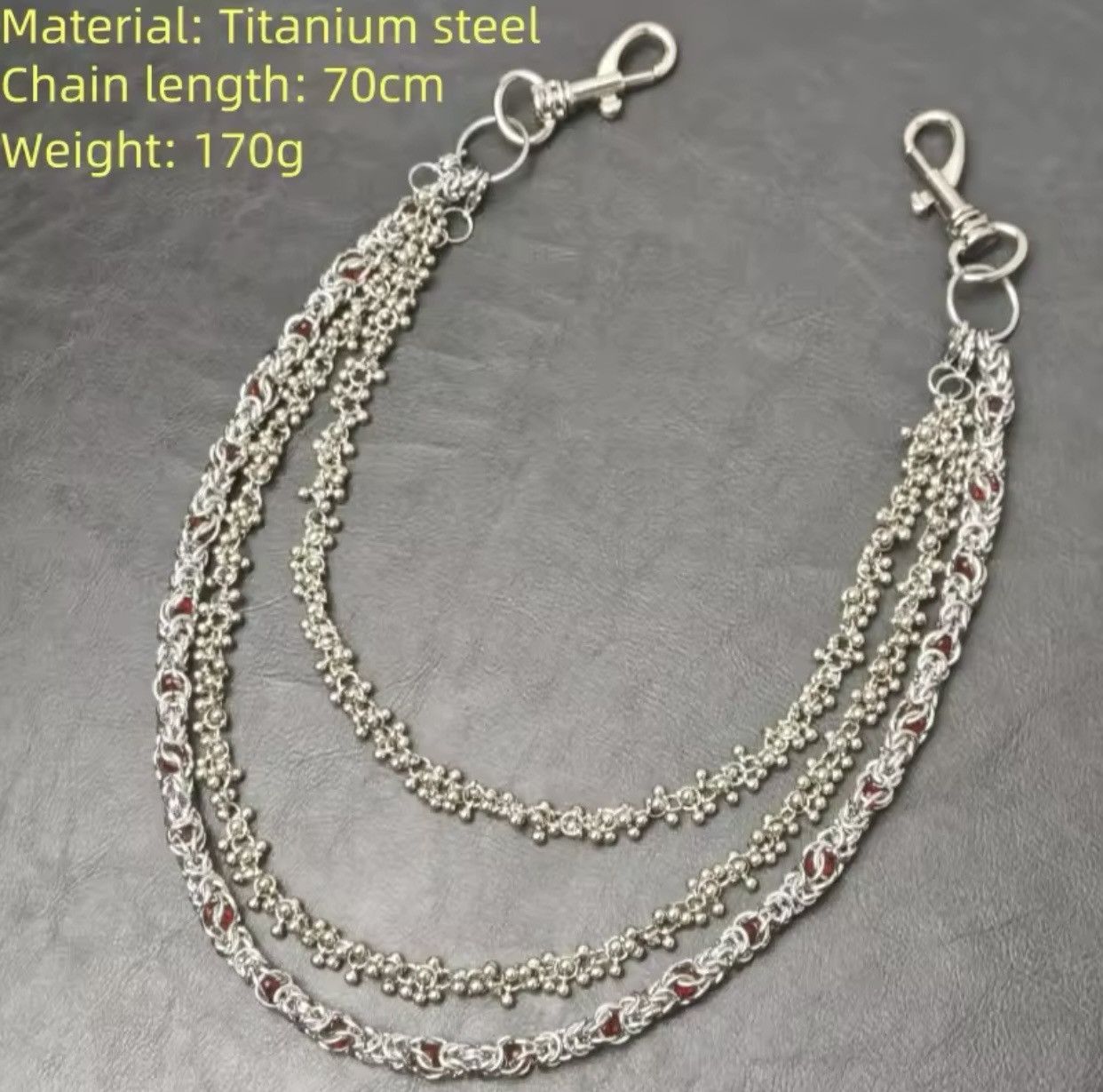 Jewelry The Earth Round Bead With Keel Combination Chain Size ONE SIZE - 3 Thumbnail