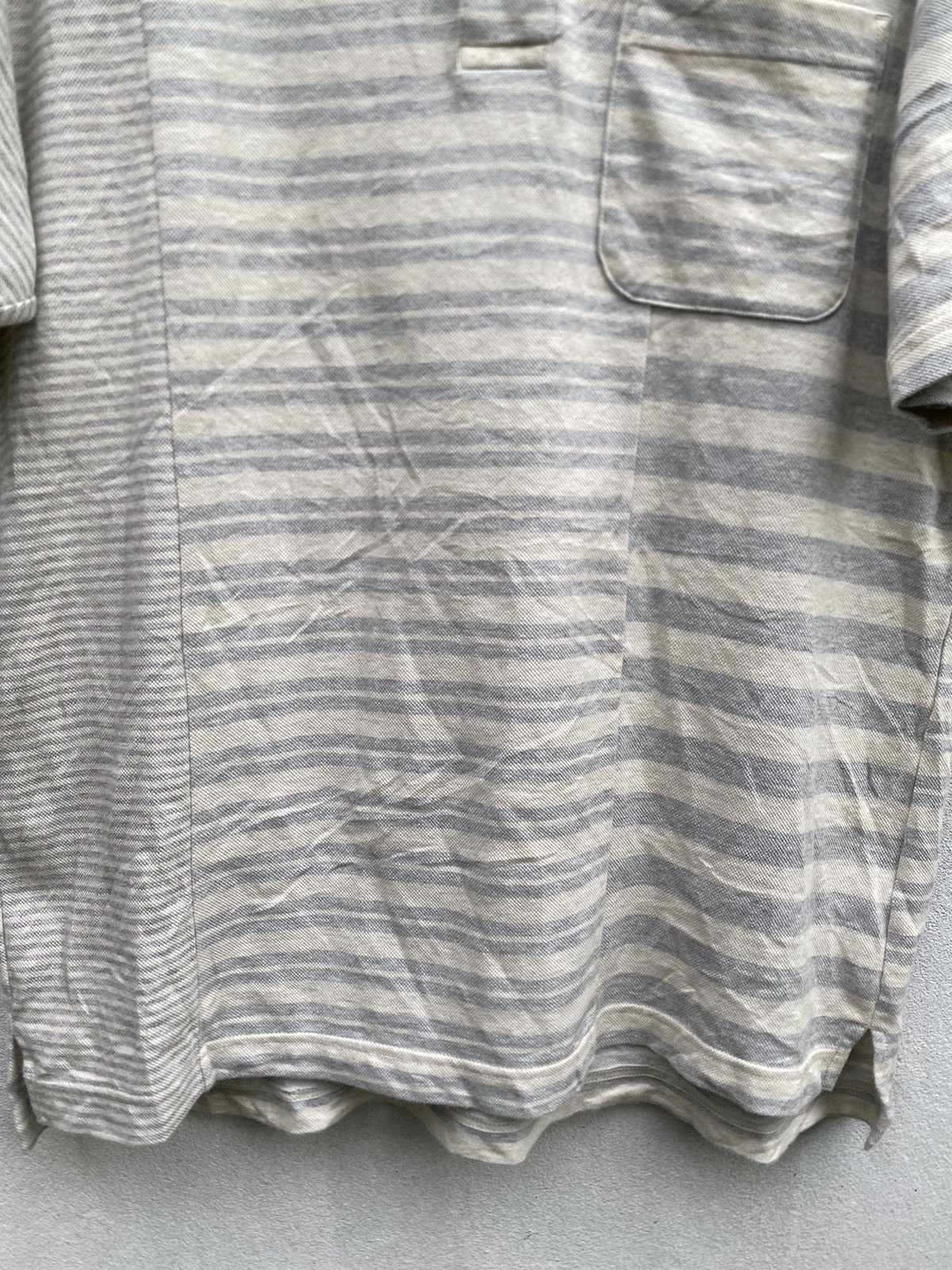Engineered Garments × Uniqlo Engineered Garments/Uniqlo Striped Collar T Shirt Size US XL / EU 56 / 4 - 3 Thumbnail
