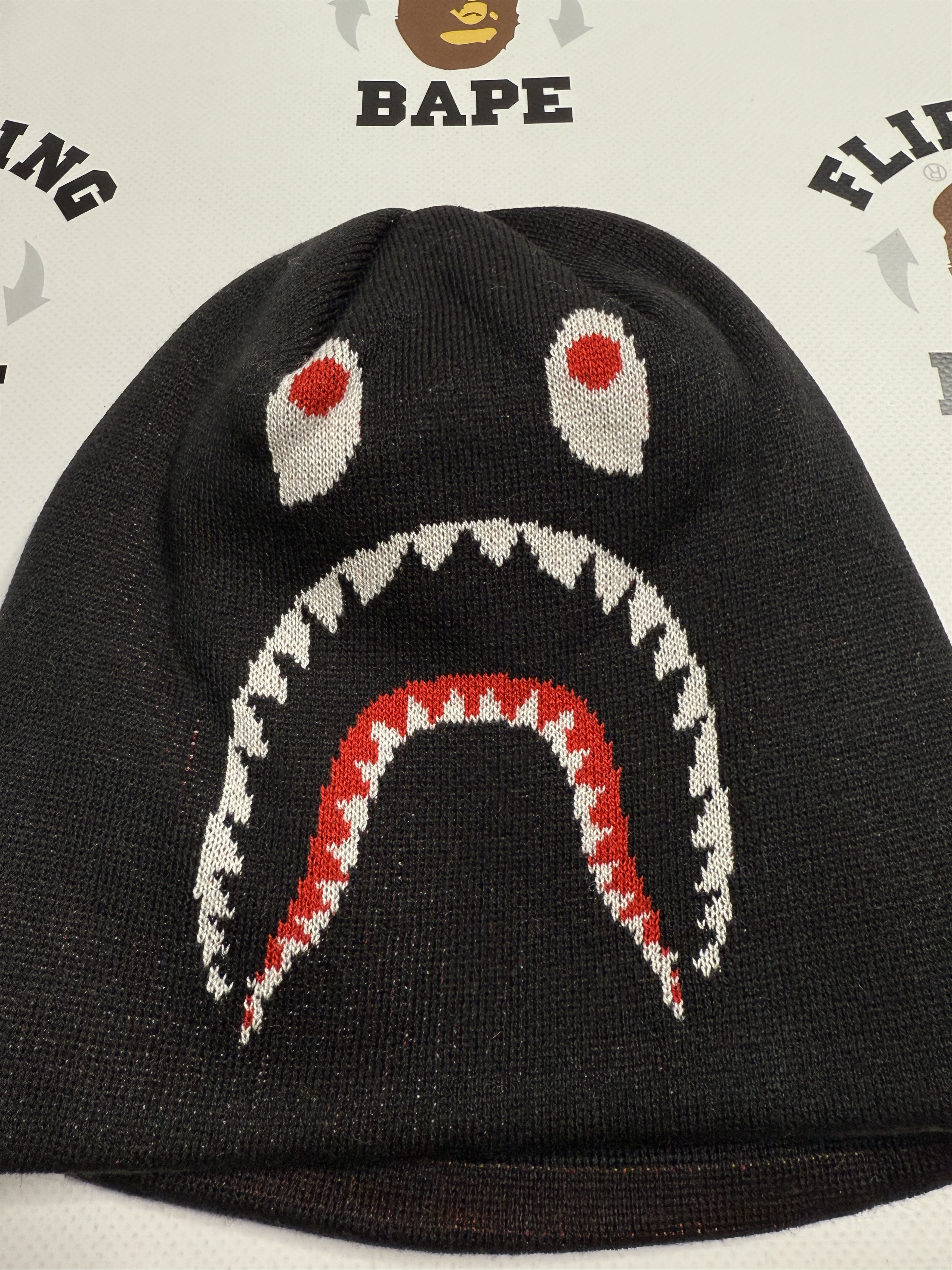Bape 2ND SHARK KNIT CAP Size ONE SIZE - 7 Thumbnail
