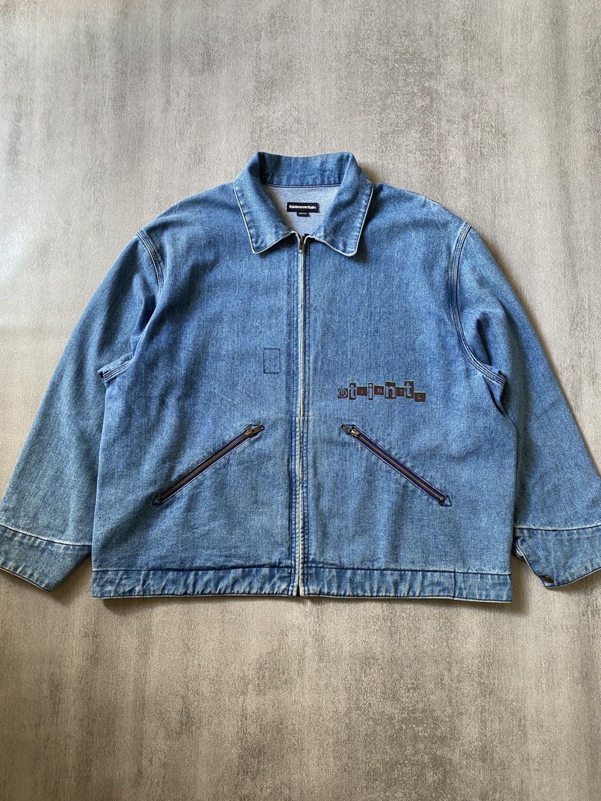 thisisneverthat Detroit Jacket Thisisneverthat blue jeans Size US XL / EU 56 / 4 - 2 Thumbnail