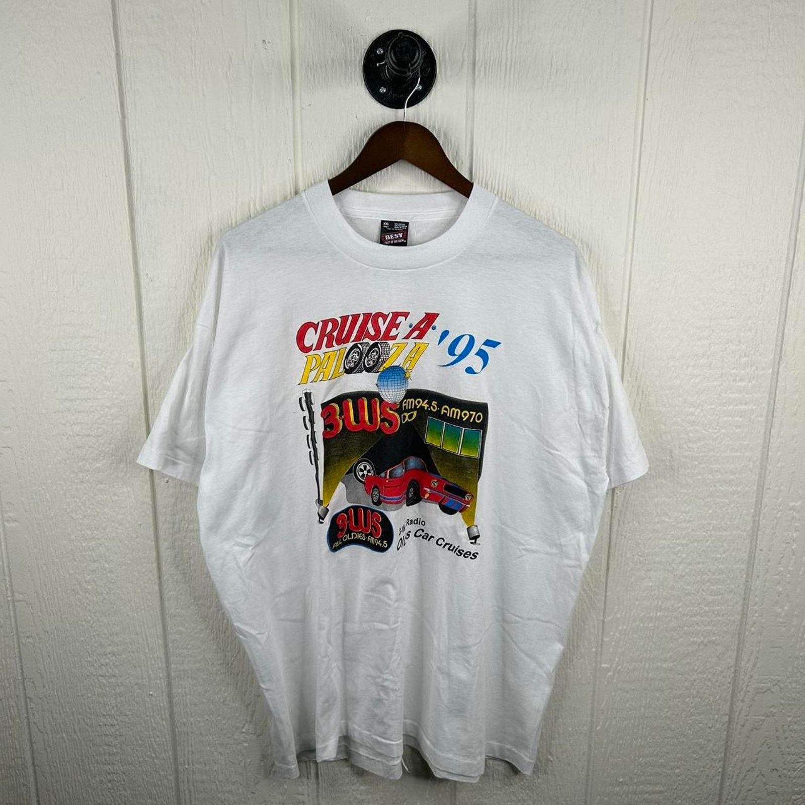 Fruit Of The Loom Vintage 1995 Cruise a Palooza Graphic Tee Size XX-Large Size US XXL / EU 58 / 5 - 1 Thumbnail