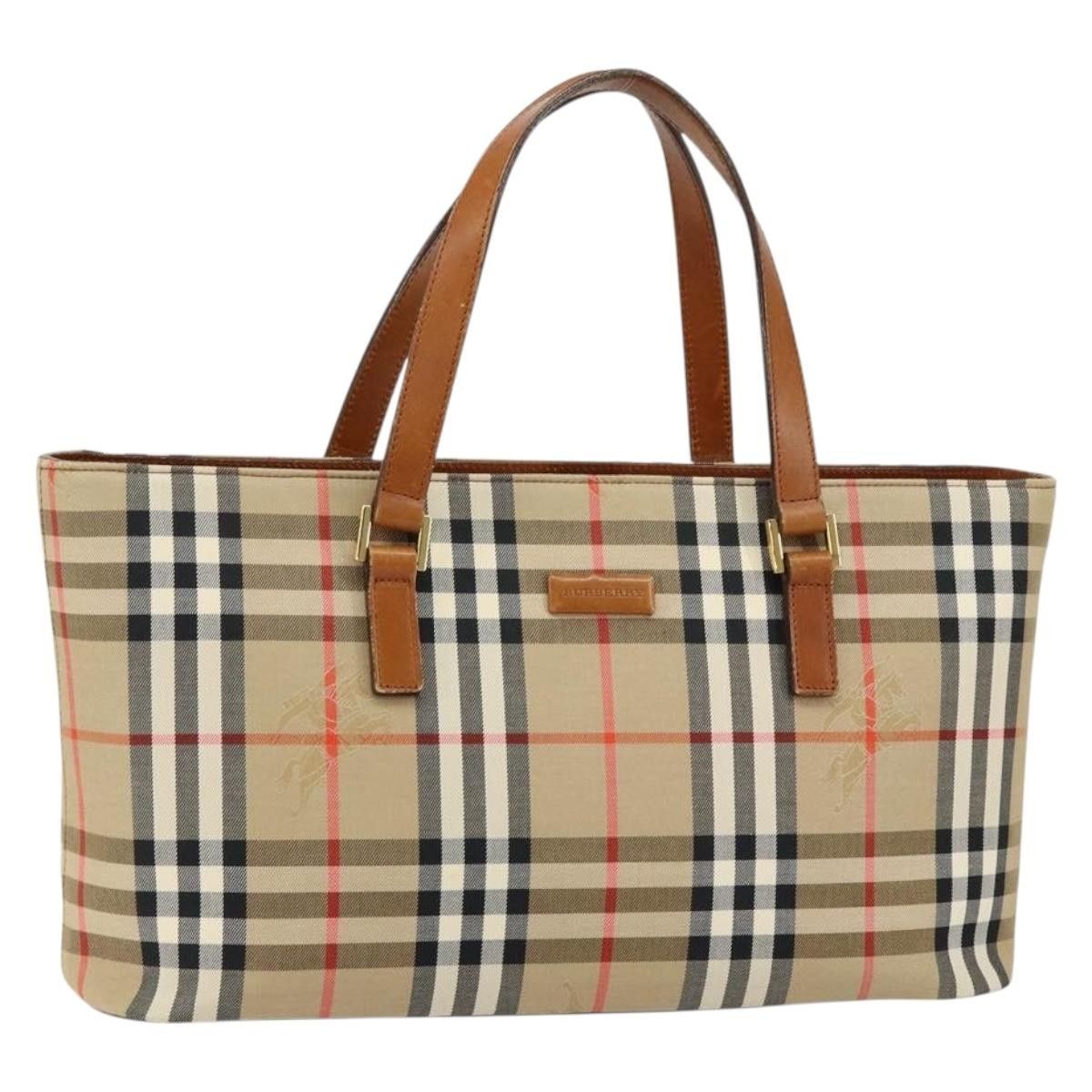 Burberry Burberry Nova Check Tote canvas check pattern Size ONE SIZE - 1 Thumbnail