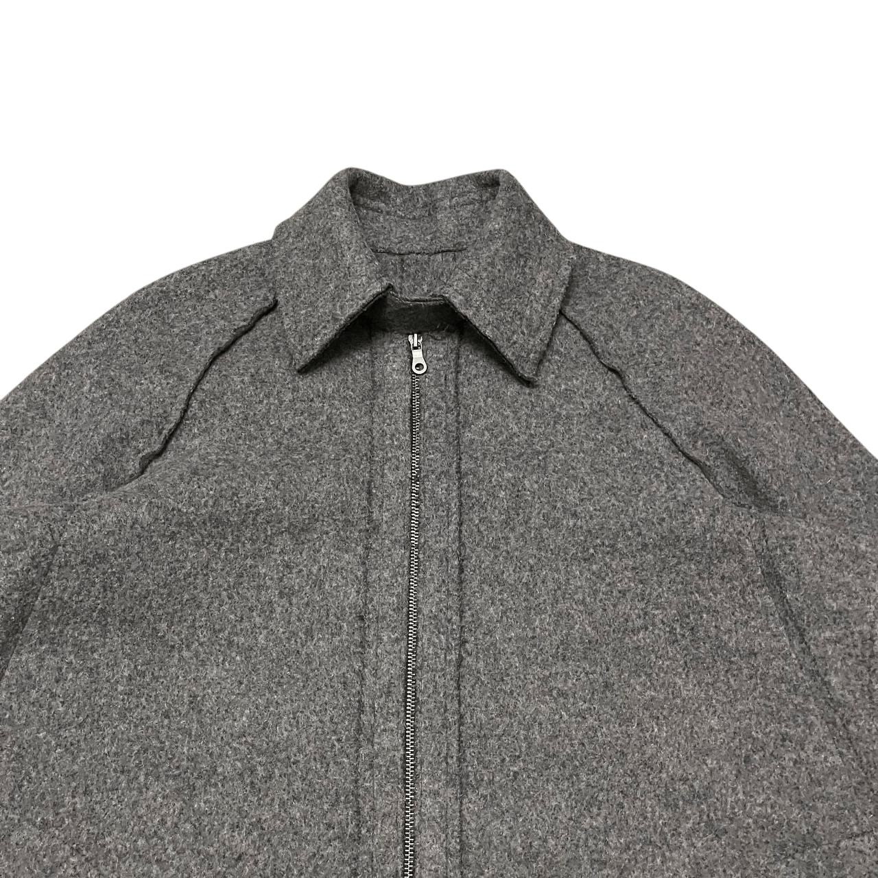 Hiroko Koshino Homme Vintage Hiroko Koshino Bis Wool Zipper Jacket Size US M / EU 48-50 / 2 - 2 Thumbnail