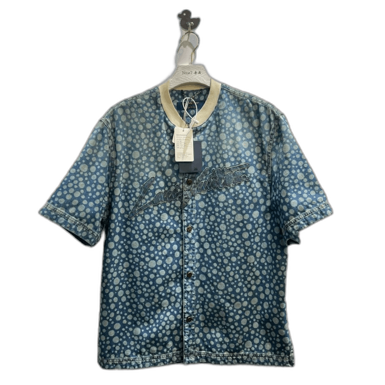 Louis Vuitton Louis Vuitton Yayoi Kusama Denim Short Sleeve Shirt-yf Size US XL / EU 56 / 4 - 1 Thumbnail