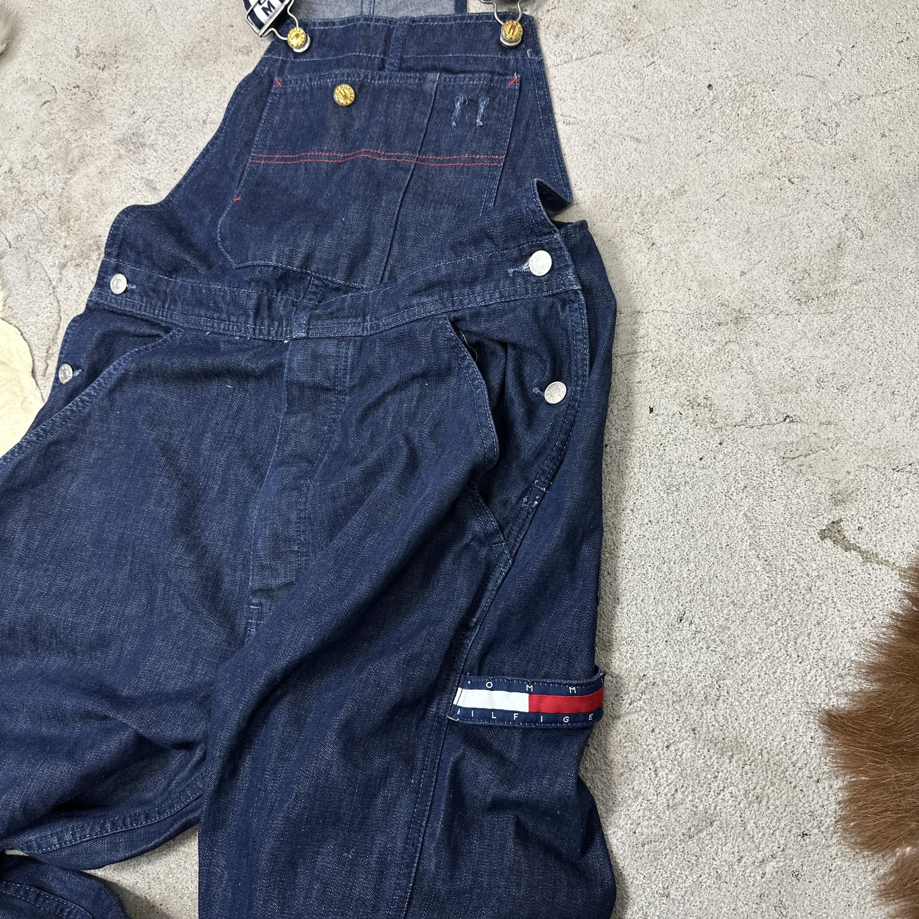 Tommy Hilfiger Vintage Denim Tommy Hilfiger Jeans Dungarees Y2K Size 26" / US 2 / IT 38 - 3 Thumbnail