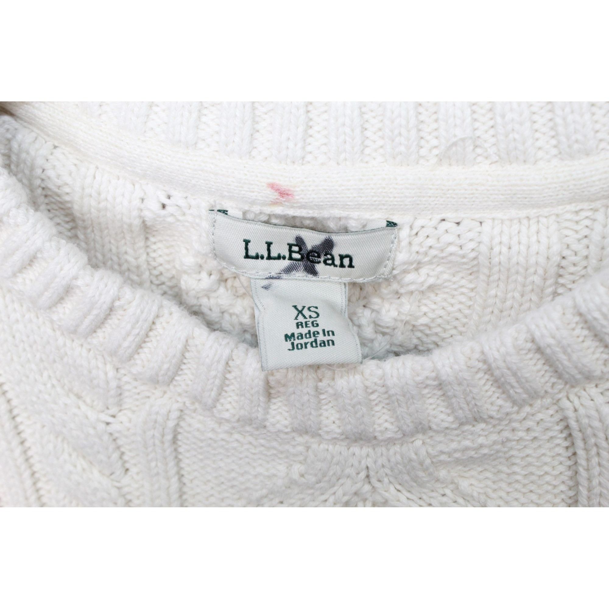 L.L. Bean LL Bean Women's Heritage Fisherman Sweater Crewneck Size XS / US 0-2 / IT 36-38 - 7 Thumbnail