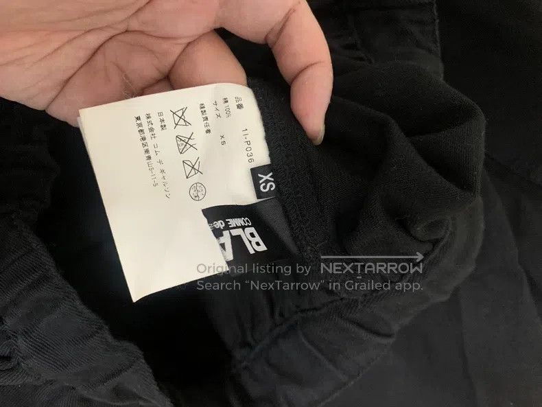 Comme des Garcons Comme Des Garcons size XS Culottes black velvet patchwork Size 23" - 6 Thumbnail