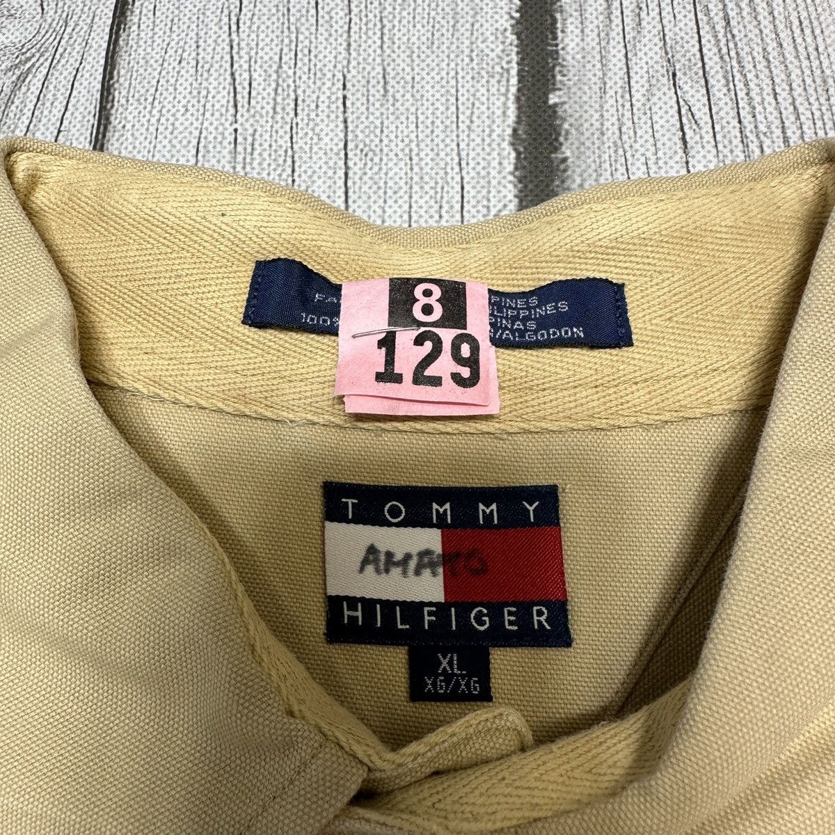 Tommy Hilfiger × Vintage Vintage Tommy Hilfiger shirt Size US XL / EU 56 / 4 - 4 Thumbnail