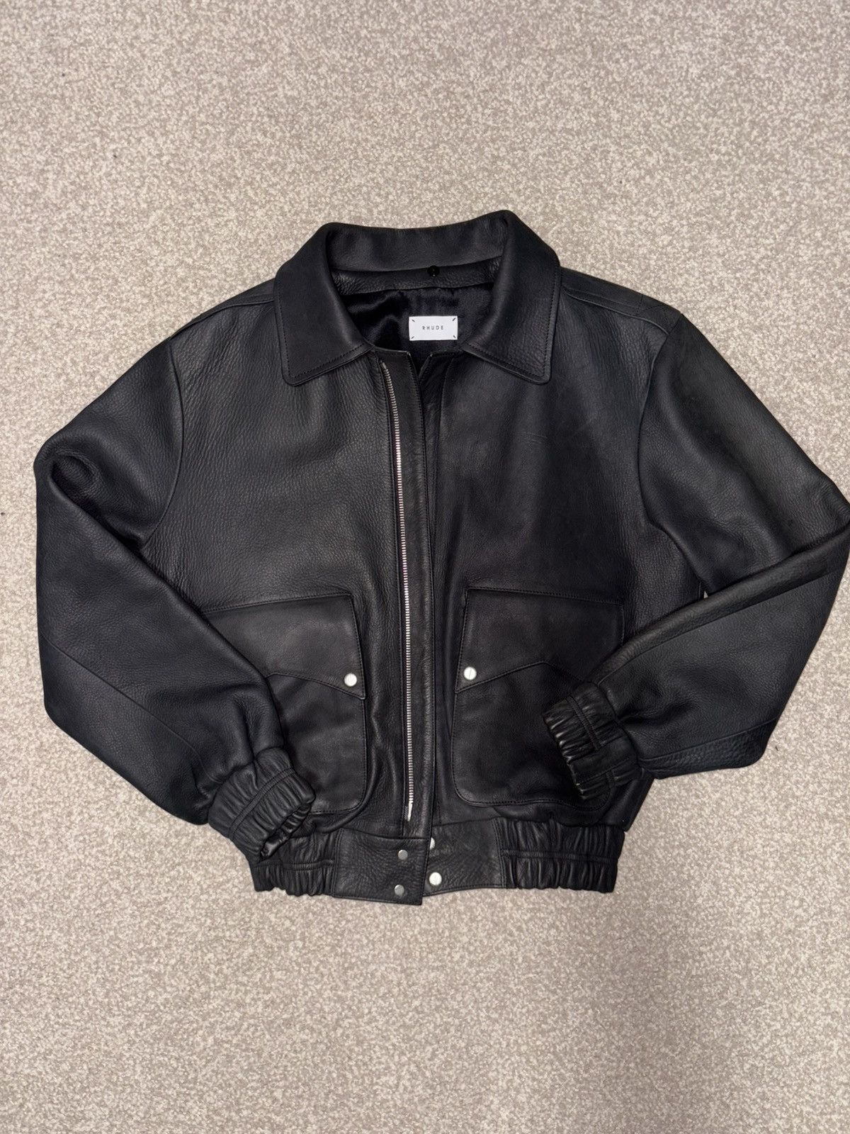 Rhude Leather Jacket