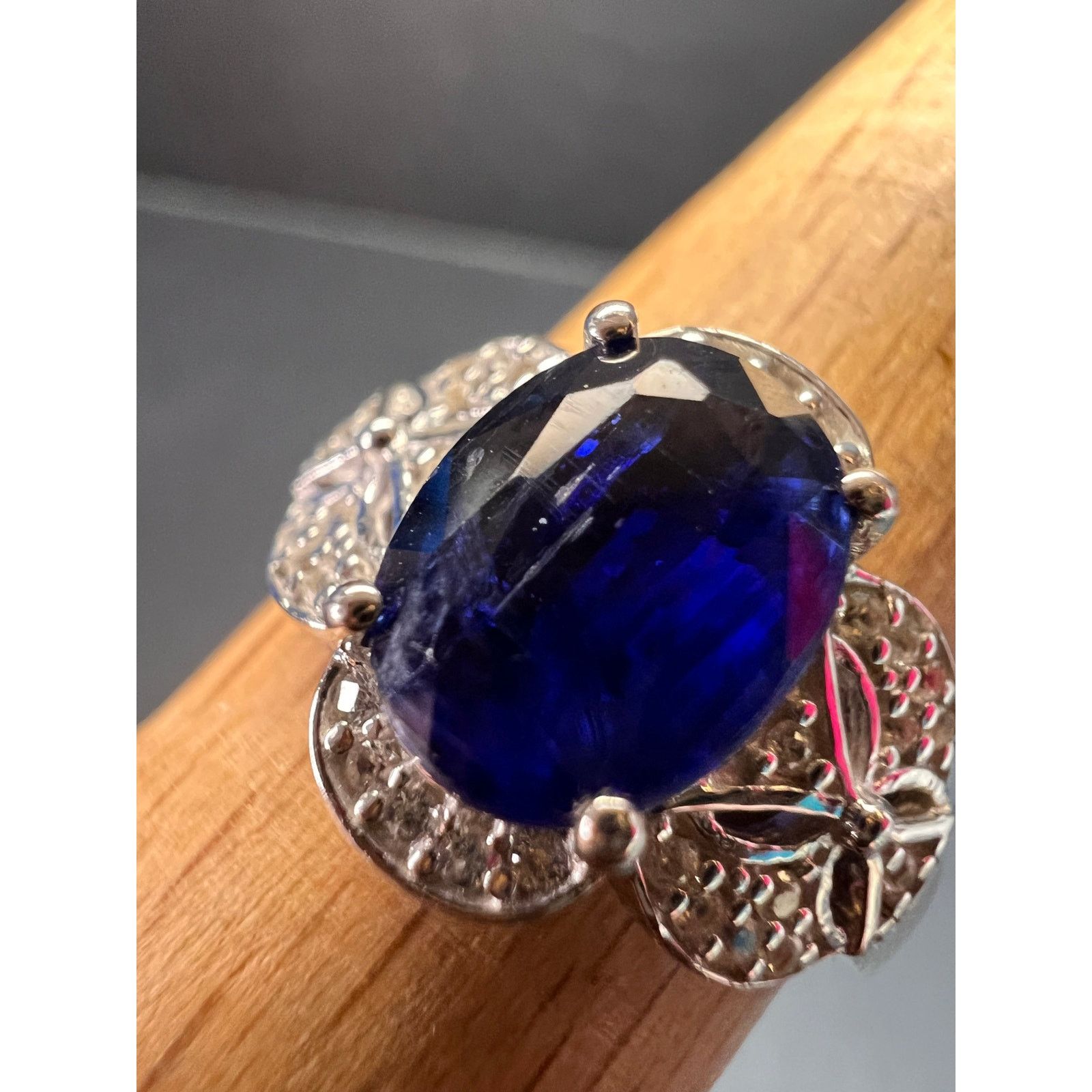 Other NEW Blue kyanite Sterling silver ring size 8 Size ONE SIZE - 11 Thumbnail