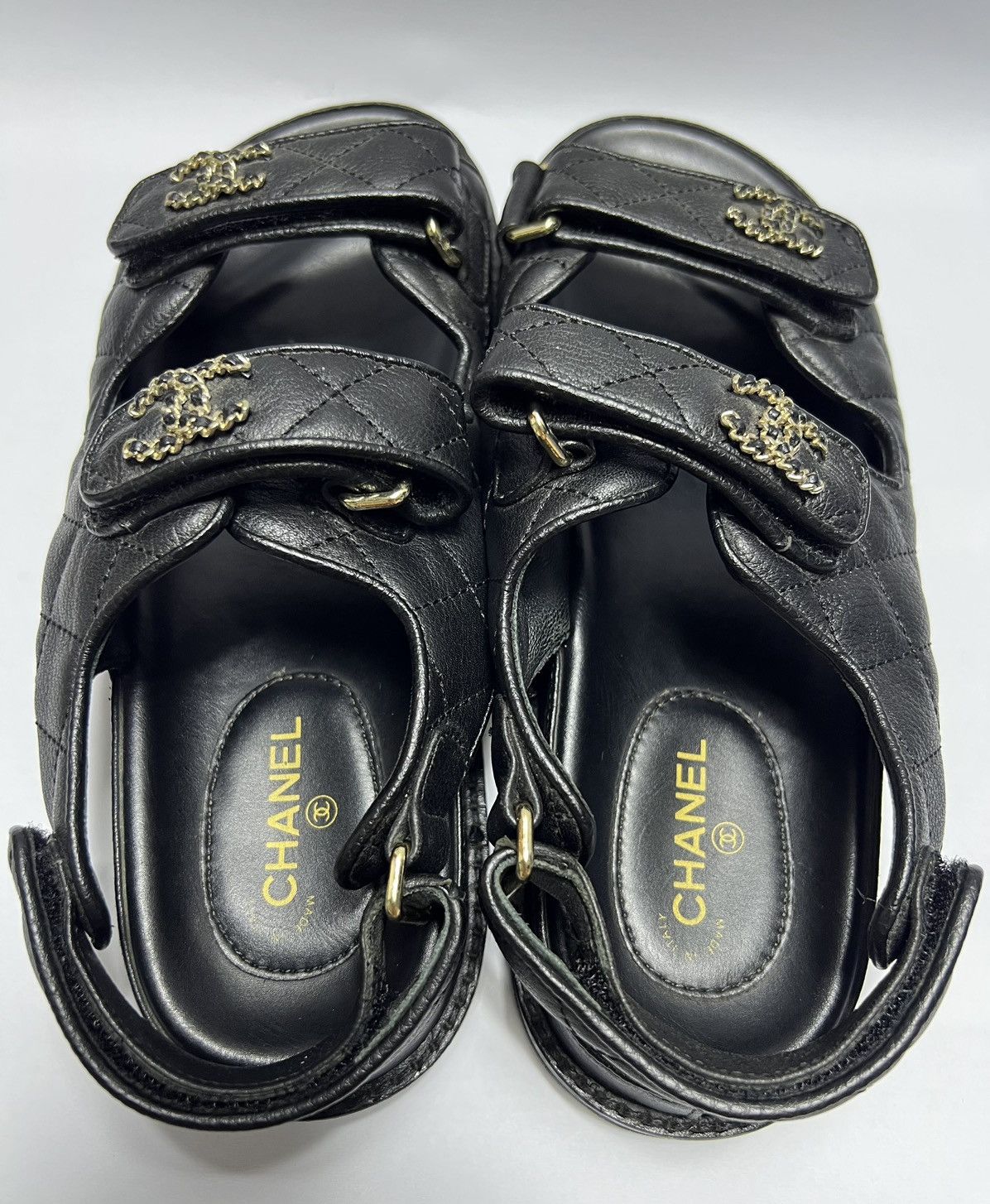 Chanel Chanel - Quilted Dad Sandals Size US 10 / IT 40 - 12 Thumbnail