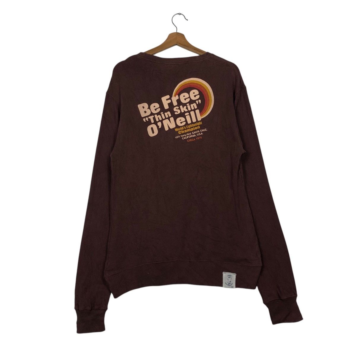 Japanese Brand 📌Vintage Sweatshirt Oneill Big Logo Size US L / EU 52-54 / 3 - 9 Thumbnail