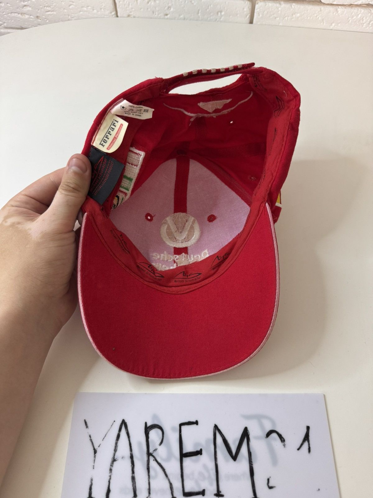 Vintage Ferrari vintage cap hat Size ONE SIZE - 6 Thumbnail