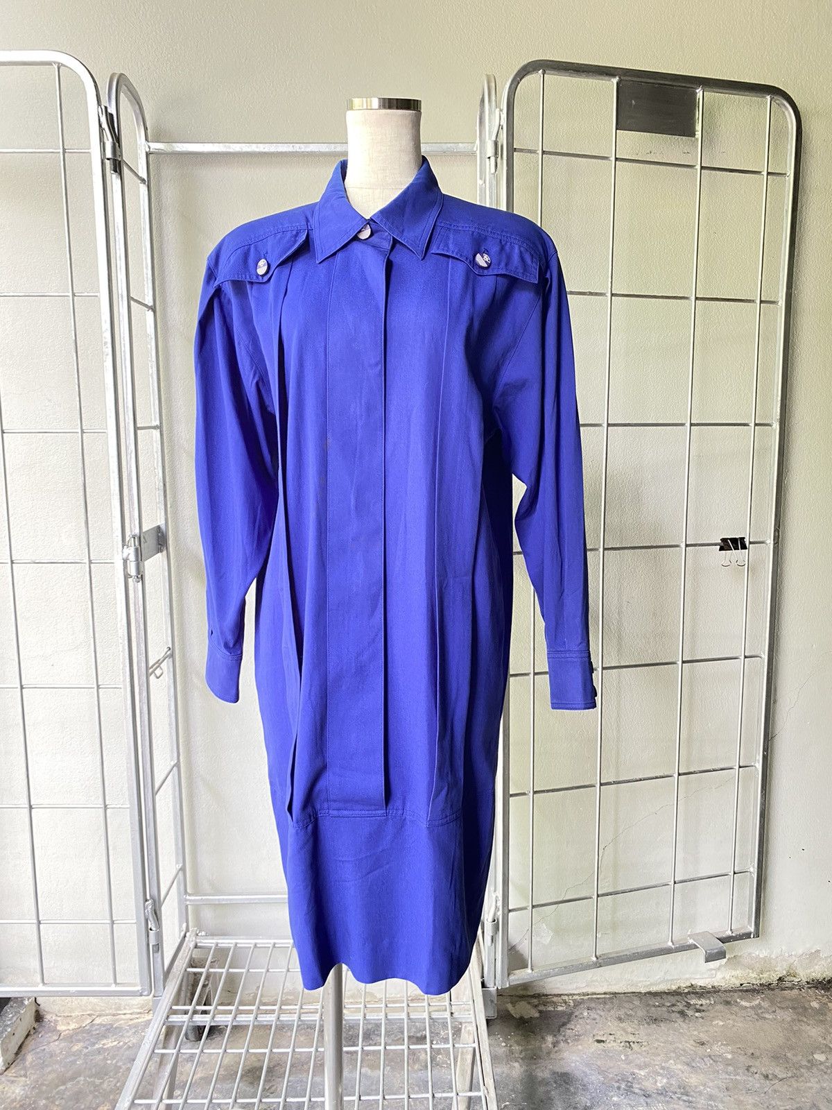Karl Lagerfeld Karl Lagerfeld vintage blue dress Size ONE SIZE - 17 Thumbnail