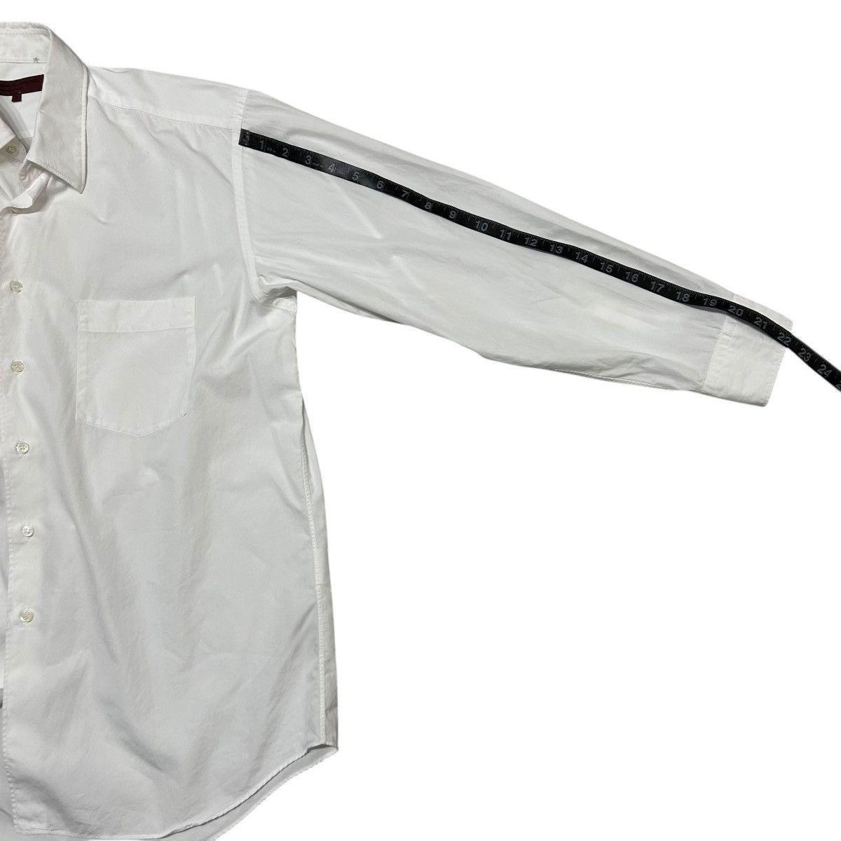 Comme des Garcons Homme Deux 716 80s Comme Des Garcons Homme Deux vintage shirt white men Size US M / EU 48-50 / 2 - 18 Thumbnail