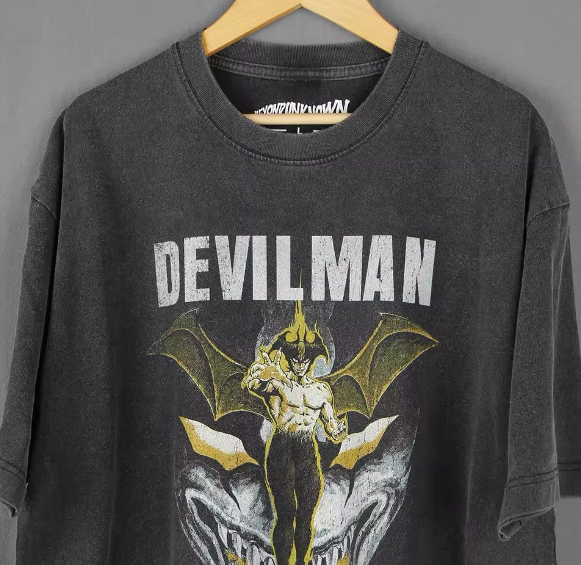 Japanese Brand × Vintage Devilman Graphic Printed Cotton Tshirt Size US M / EU 48-50 / 2 - 2 Thumbnail