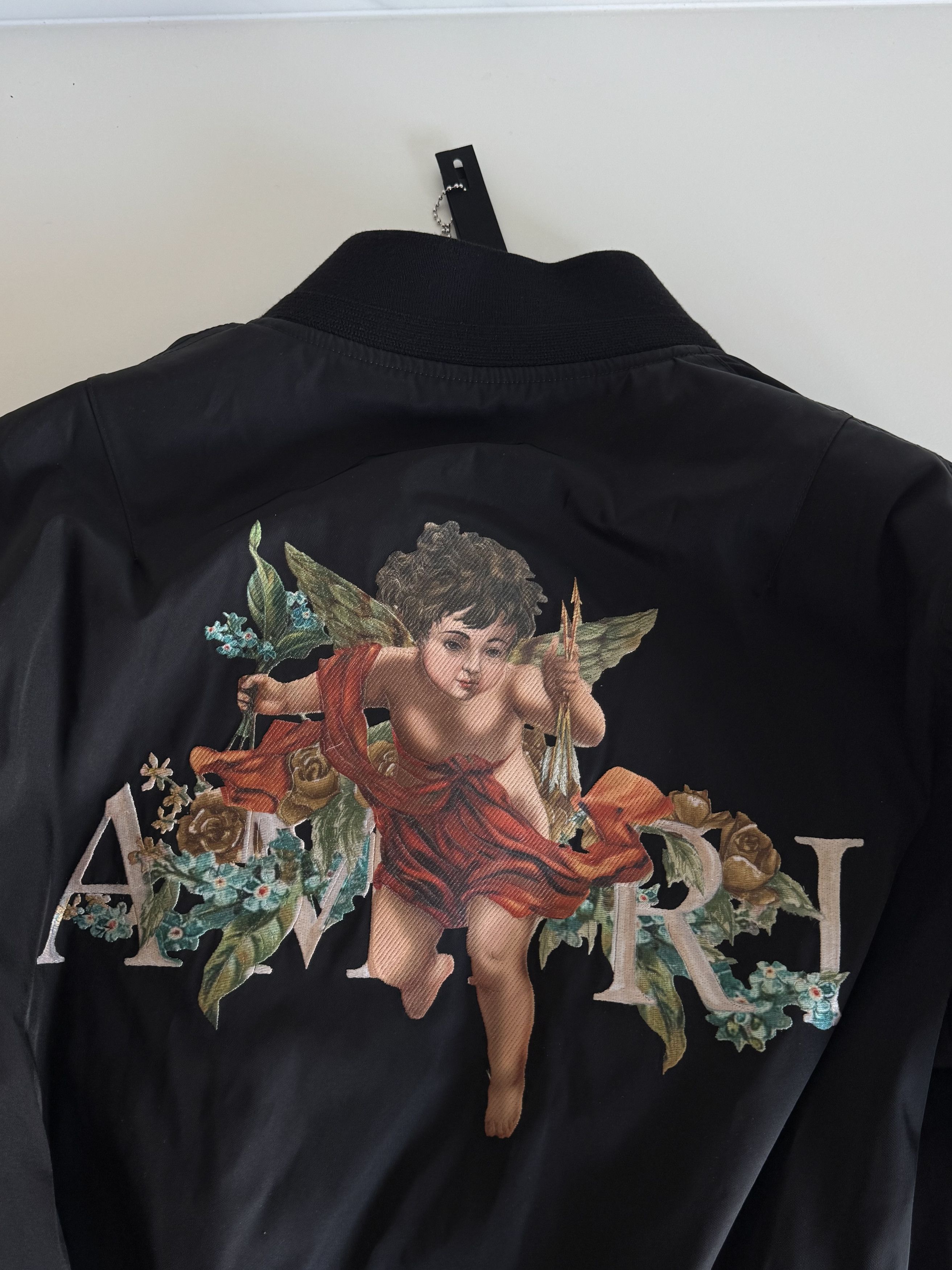 Amiri Amiri Cherub/Angel Silk Bomber Jacket | Size 48 | New Size US M / EU 48-50 / 2 - 14 Thumbnail