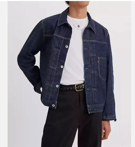 Levi's Levi's Premium Type I Denim Jacket Selvedge Trucker New Size US XXL / EU 58 / 5 - 13 Thumbnail