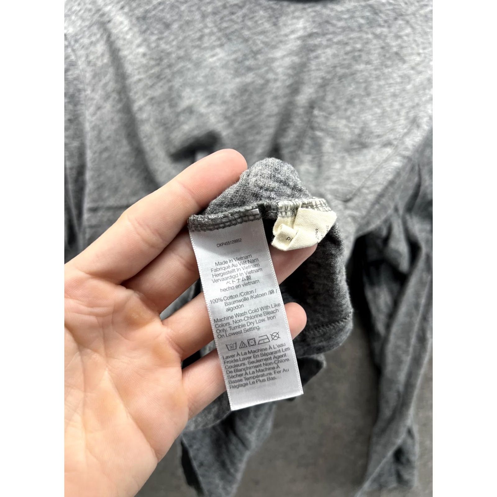 Madewell Madewell Shirt Womens L Gray Scoop Neck Long Sleeve Pocket Jersey Tee Top Size L / US 10 / IT 46 - 5 Thumbnail